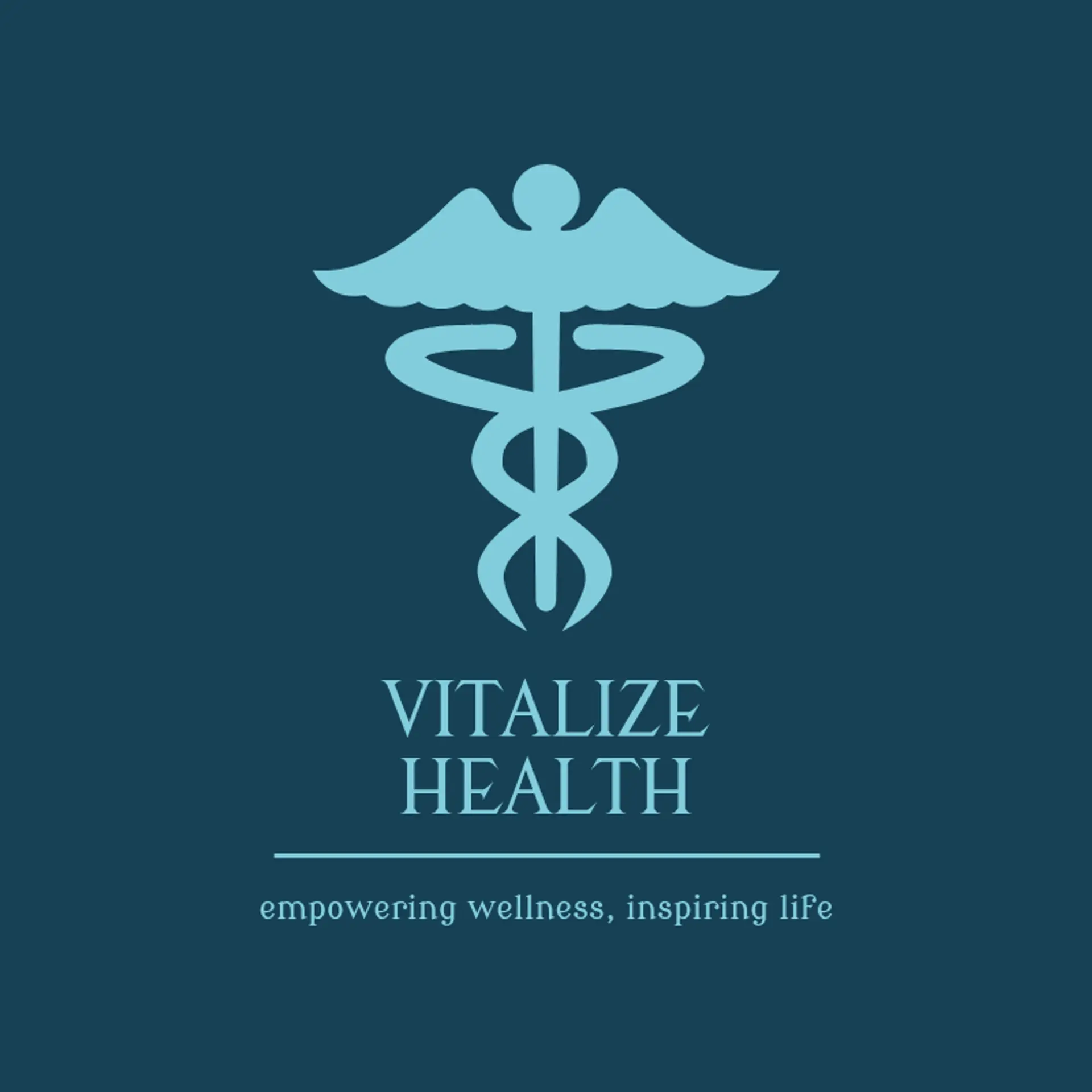 Vitalize Health logo for healthcare