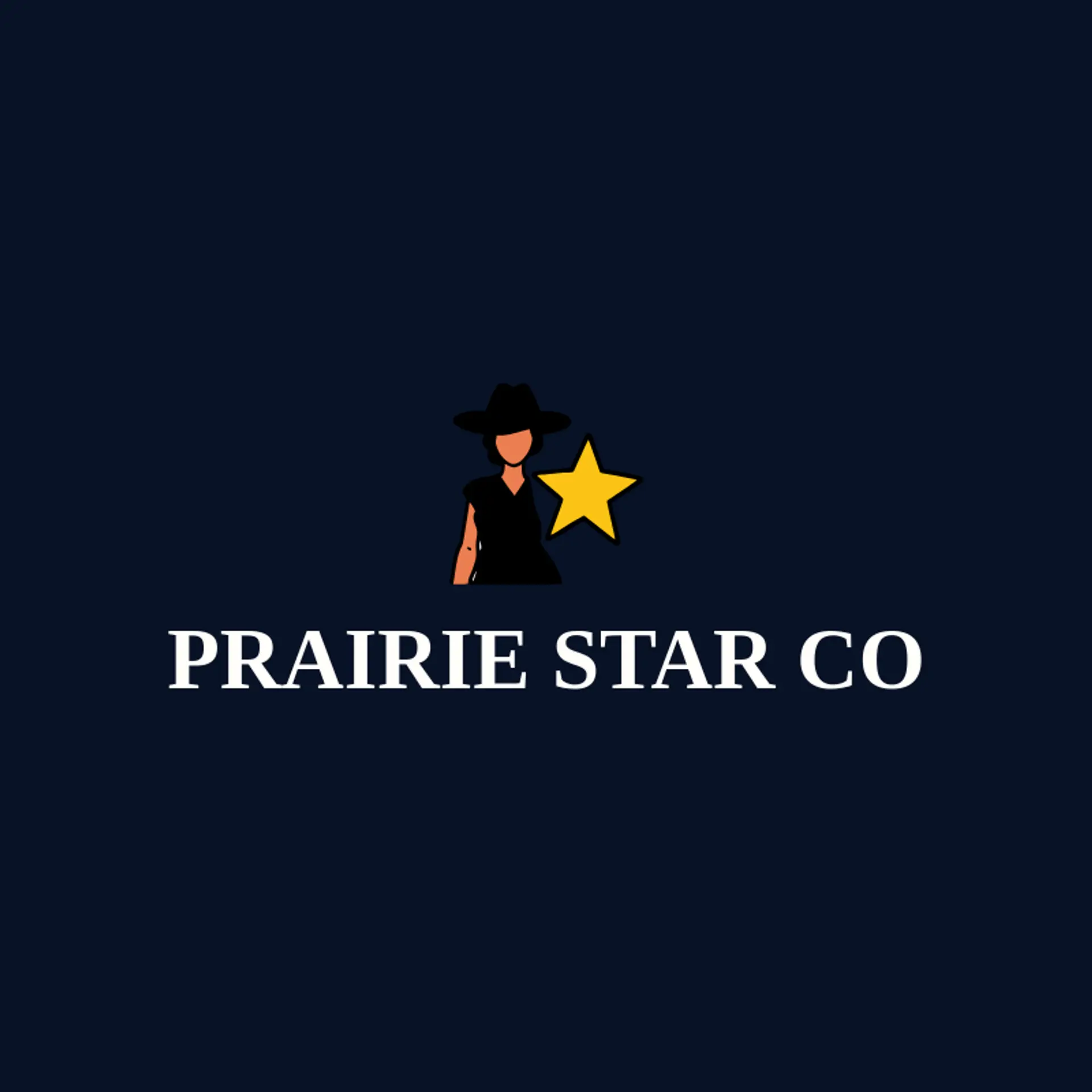 Prairie Star Co logo for cowgirl