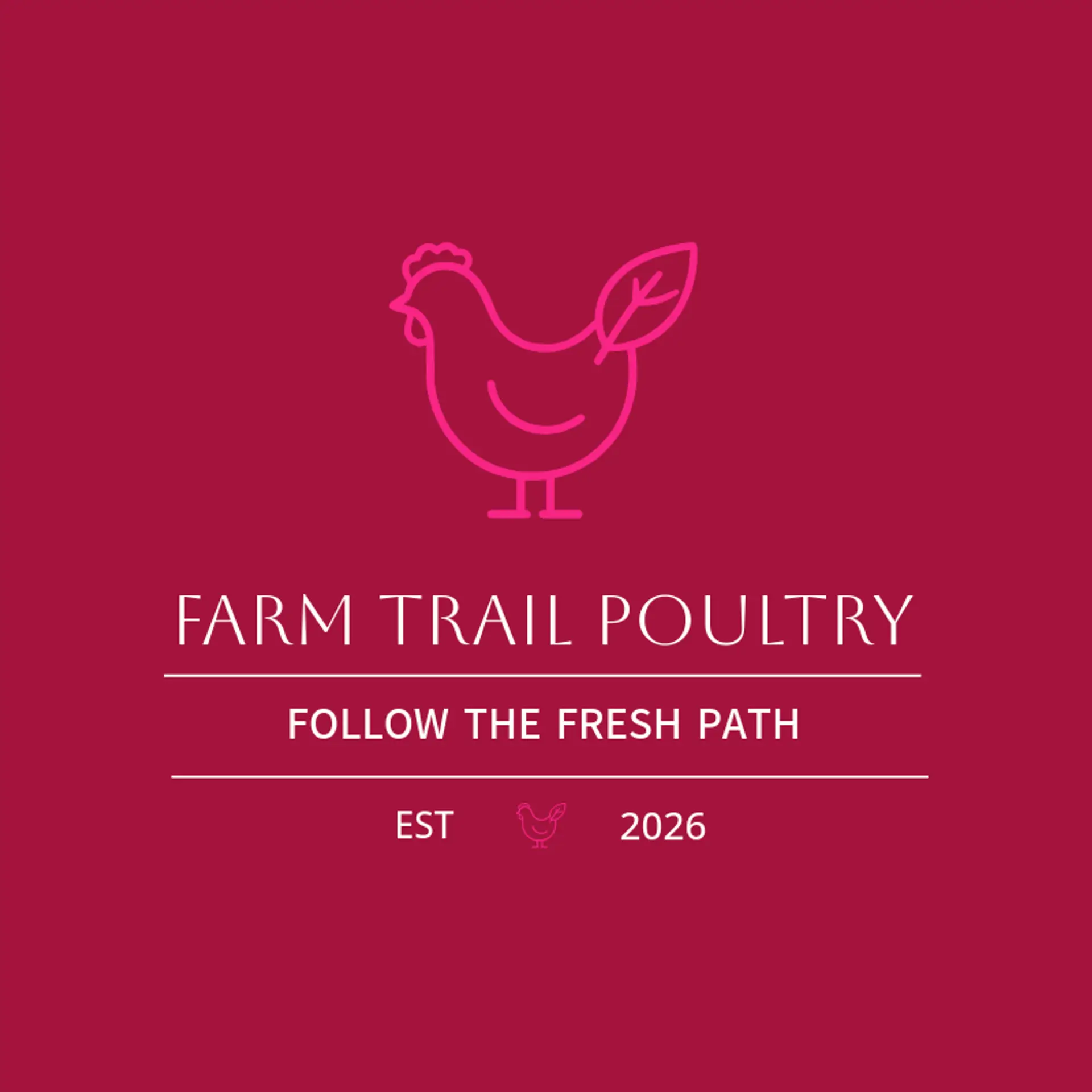 Farm Trail Poultry logo for chicken