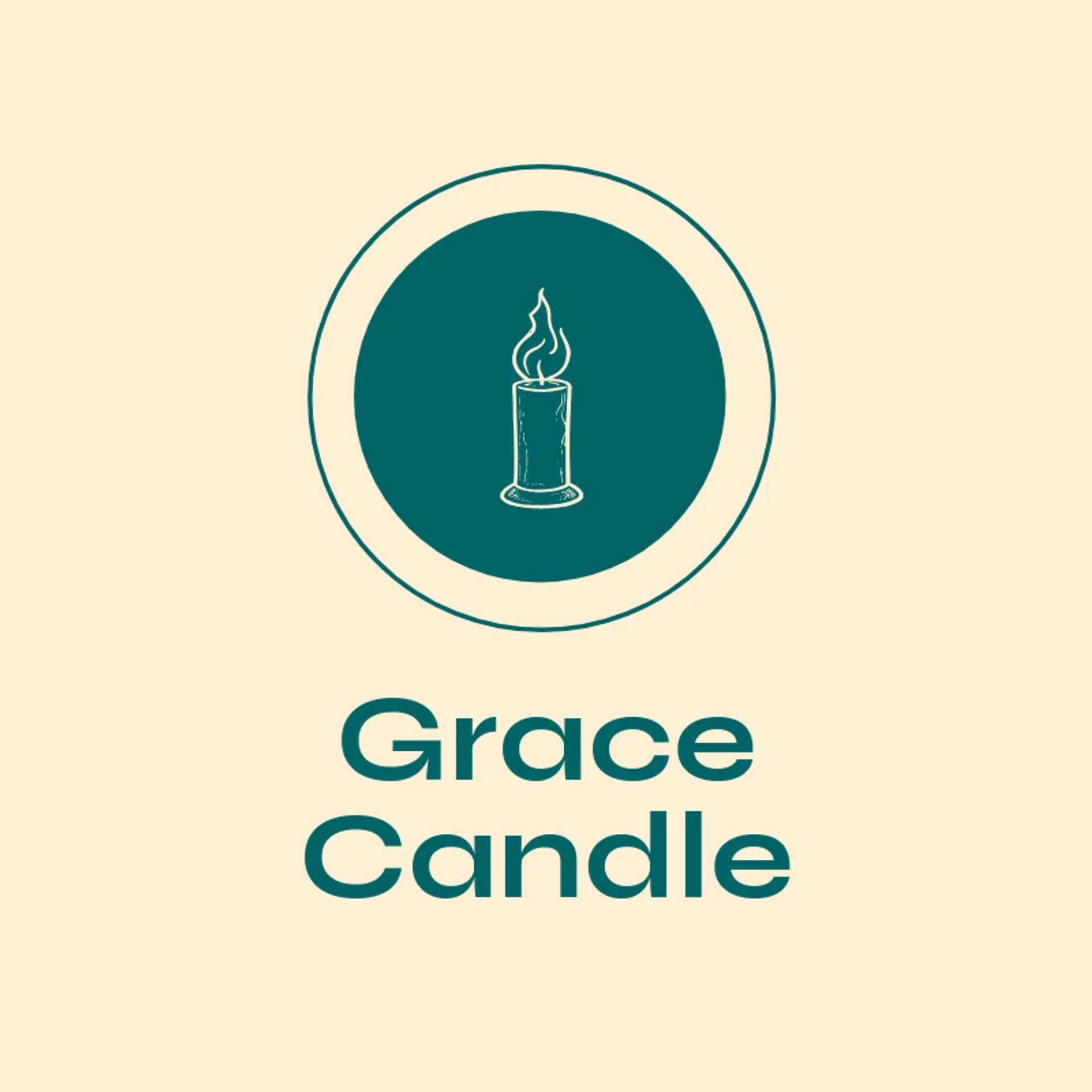 Grace Candle logo for jesus