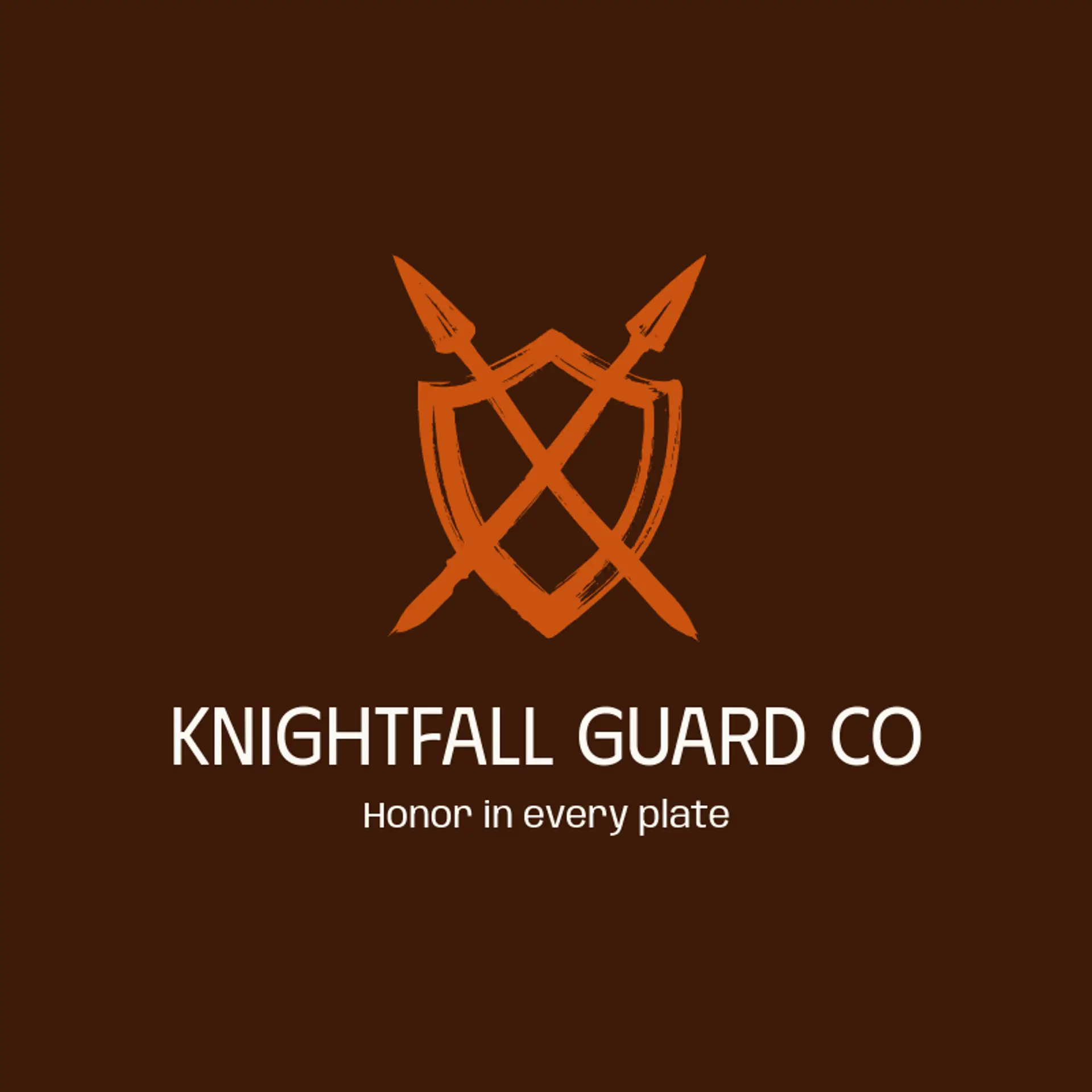 Knightfall Guard Co logo for shield