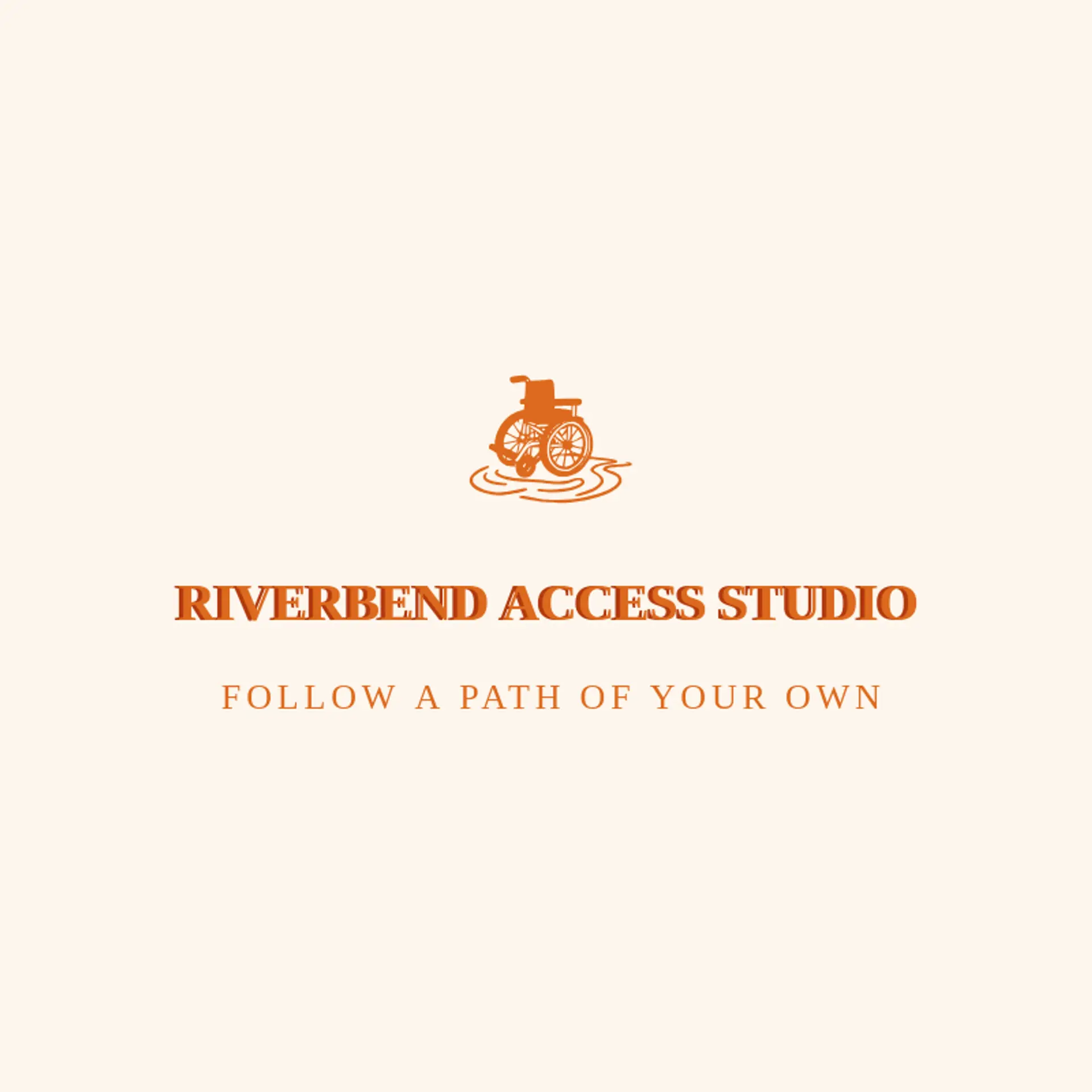 Riverbend Access Studio logo for wheelchair