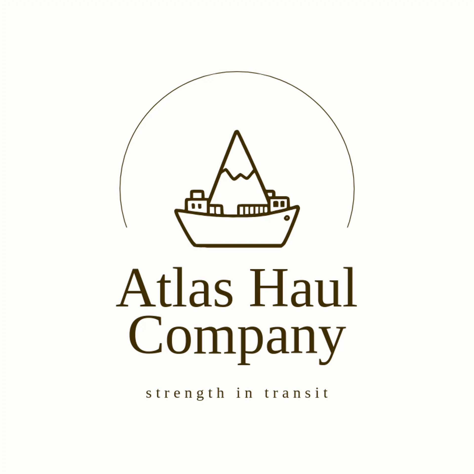 Atlas Haul Company logo for cargo