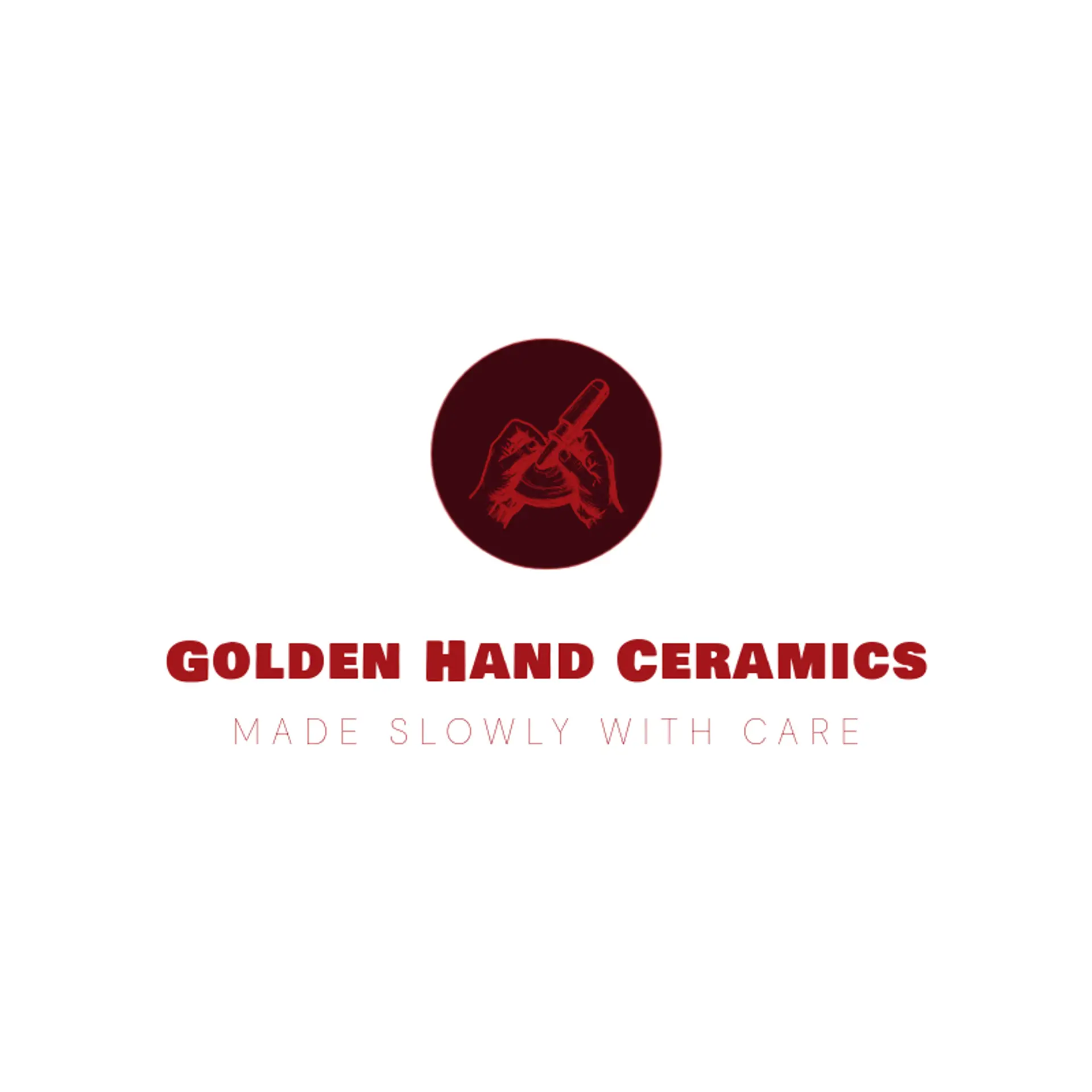 Golden Hand Ceramics logo for clay