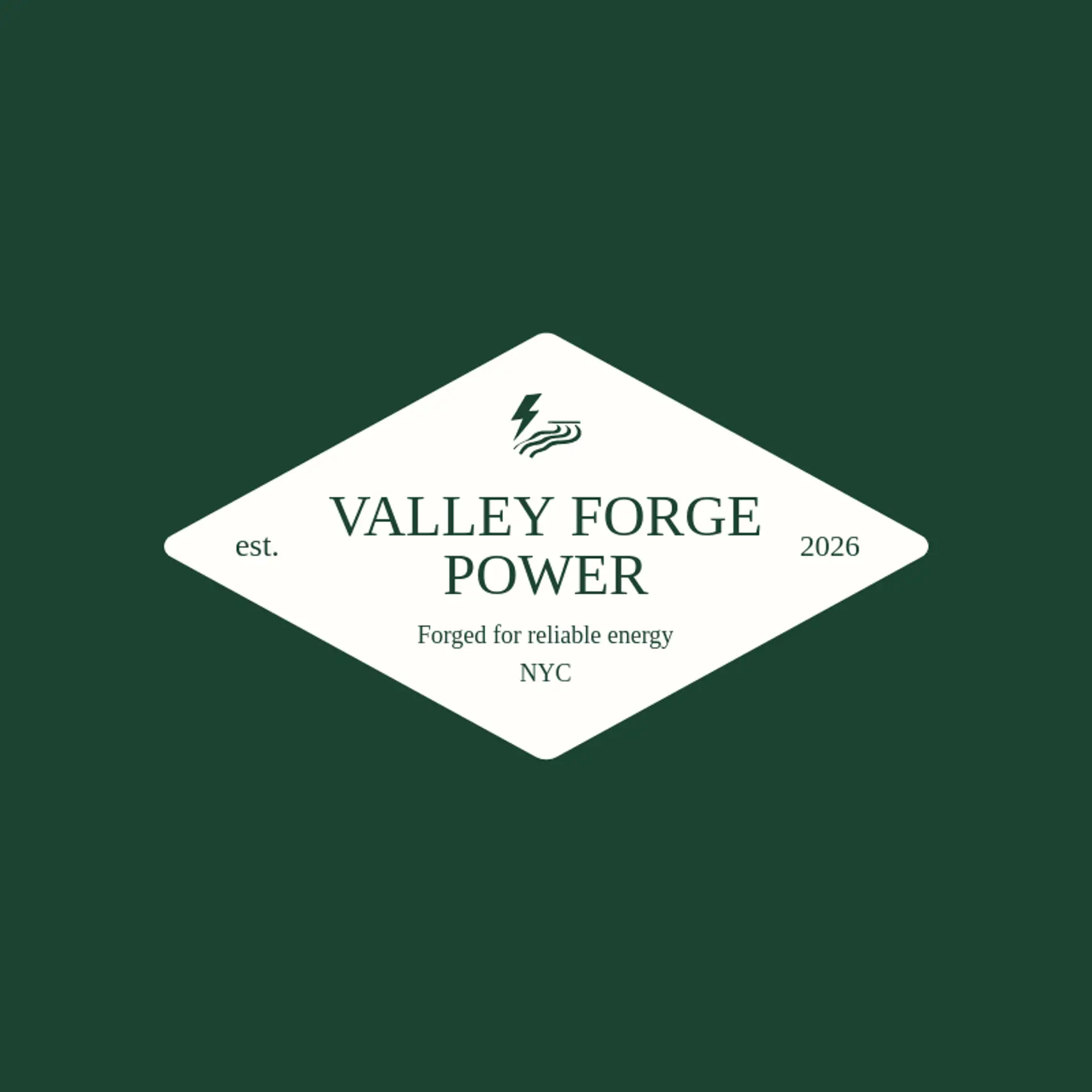 Valley Forge Power logo for electricity