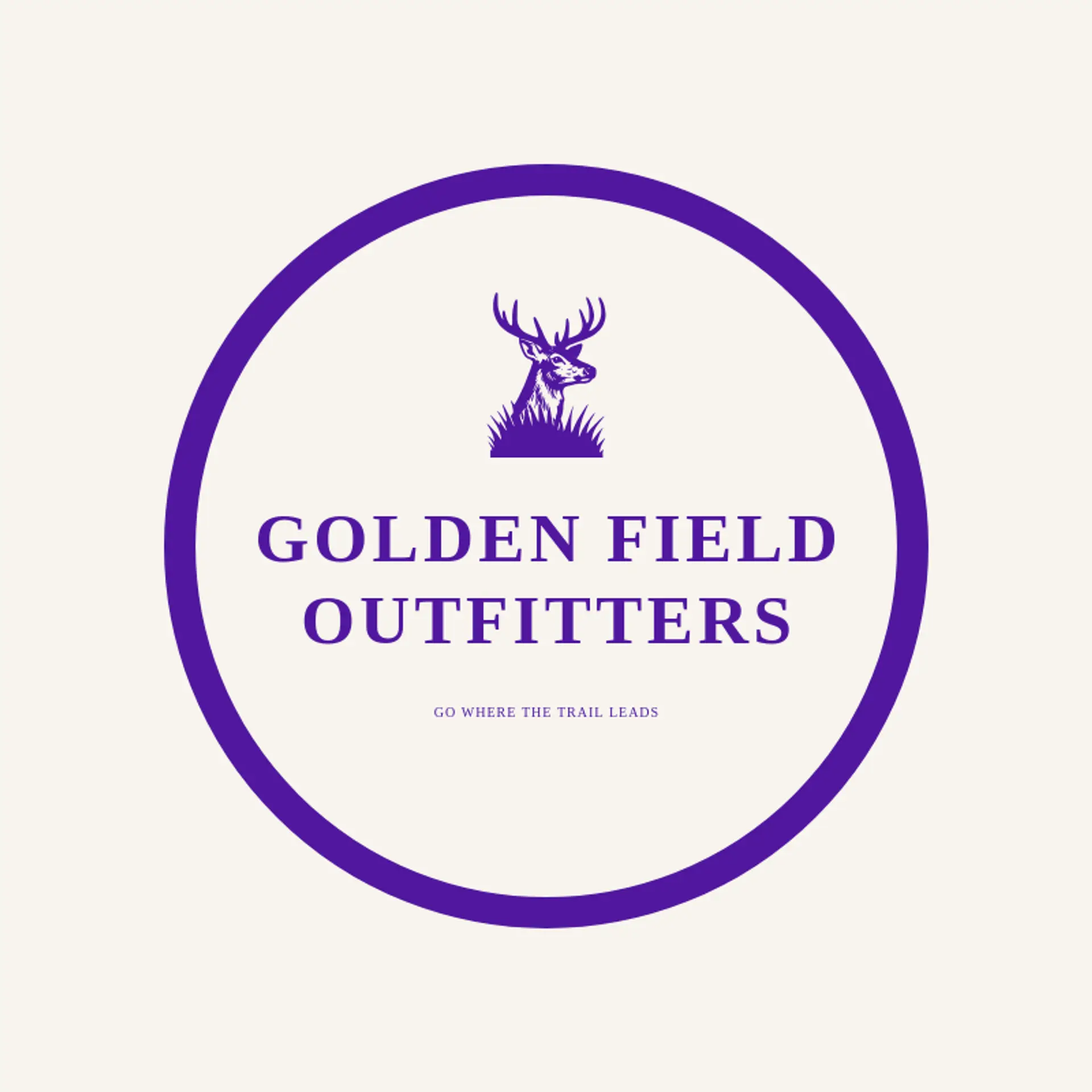 Golden Field Outfitters logo for deer hunting