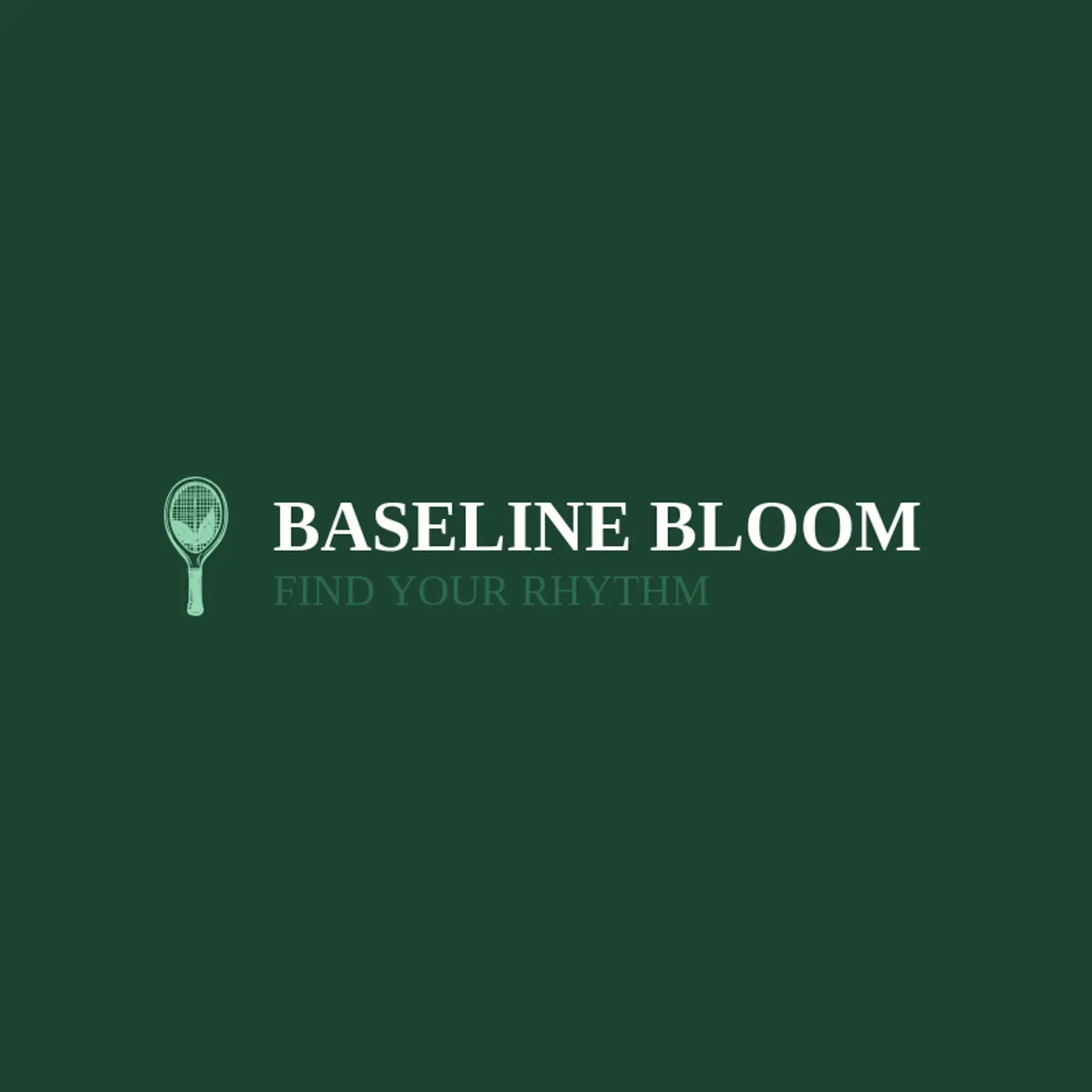 Baseline Bloom logo for sports team