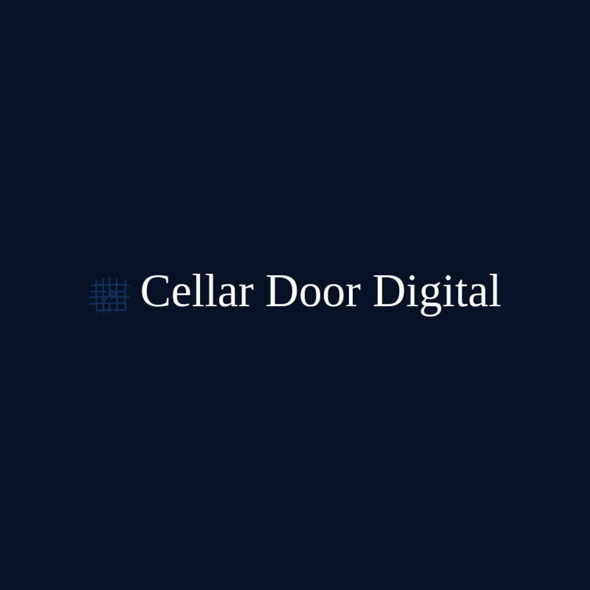 Cellar Door Digital logo for grid