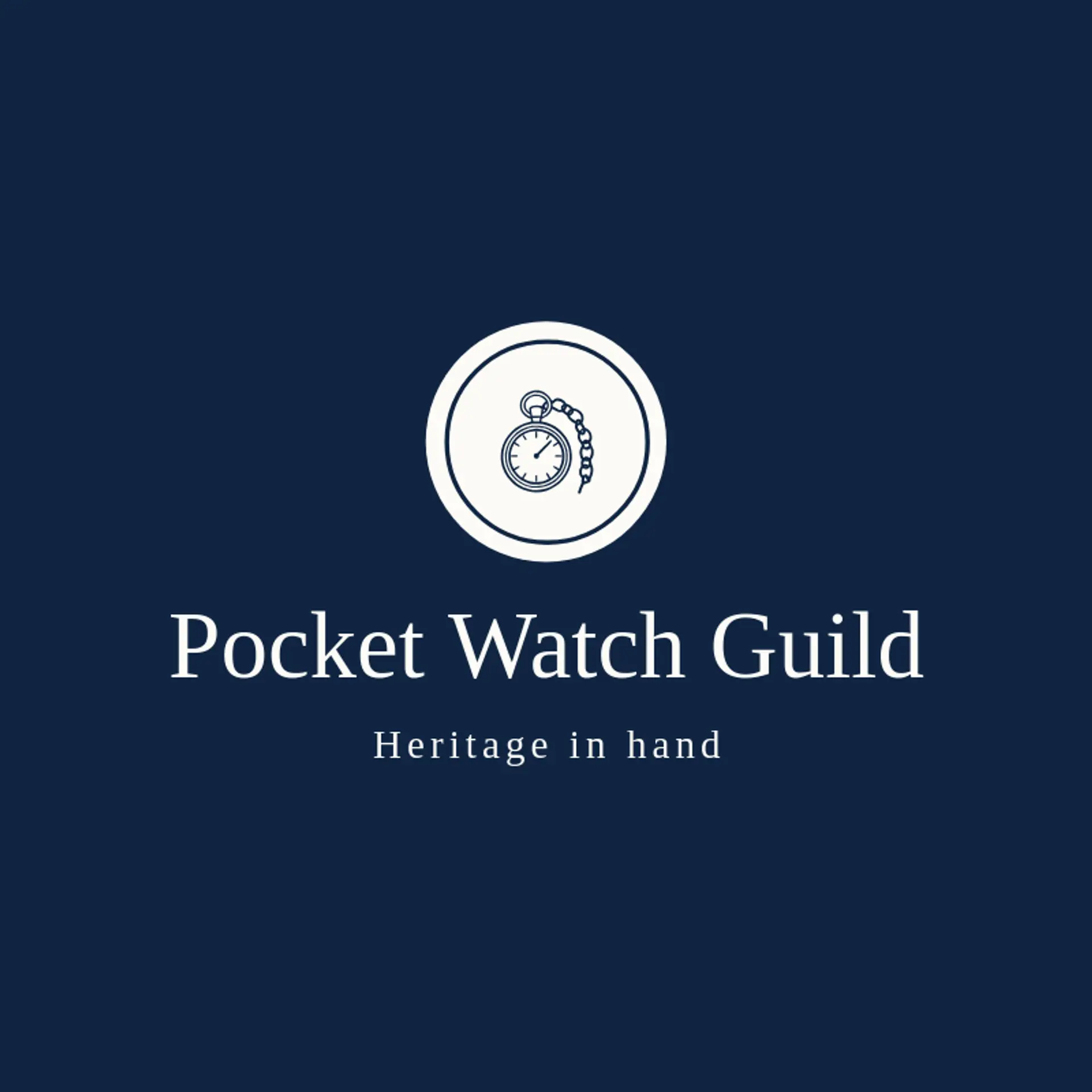 Pocket Watch Guild logo for clock