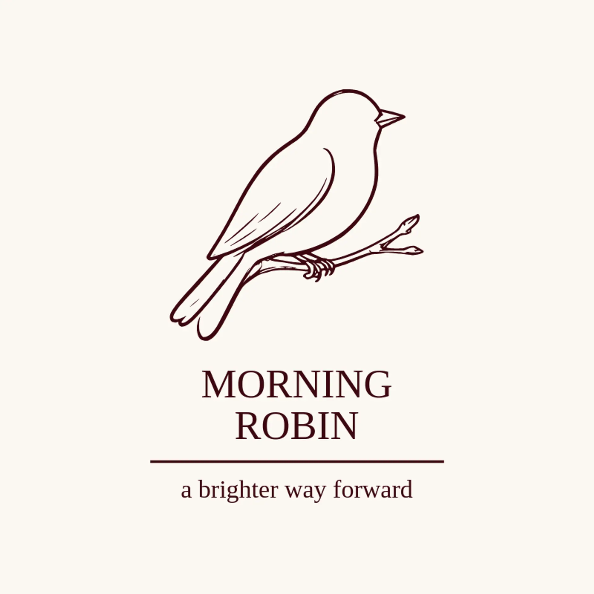 Morning Robin logo for spring