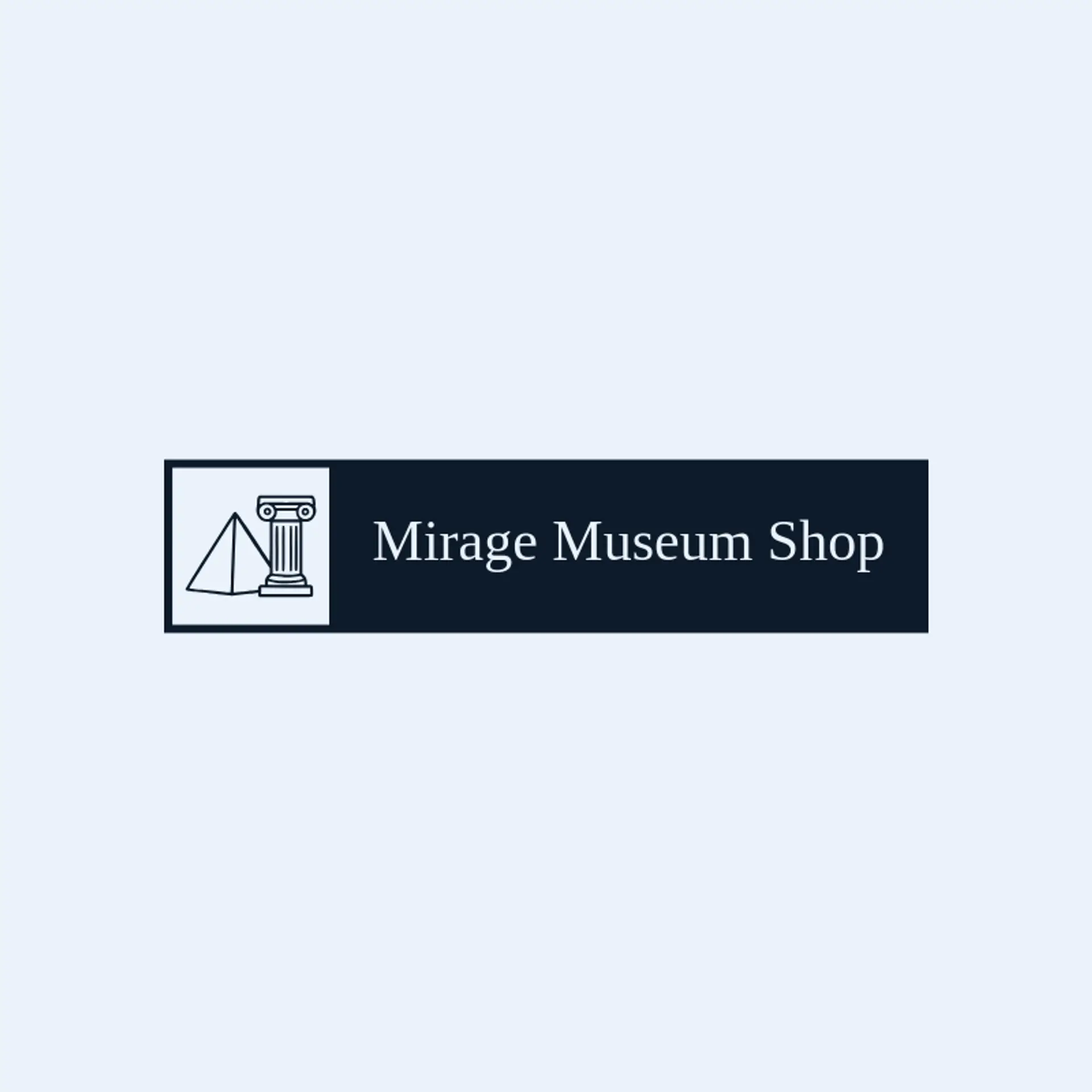 Mirage Museum Shop logo for pyramid