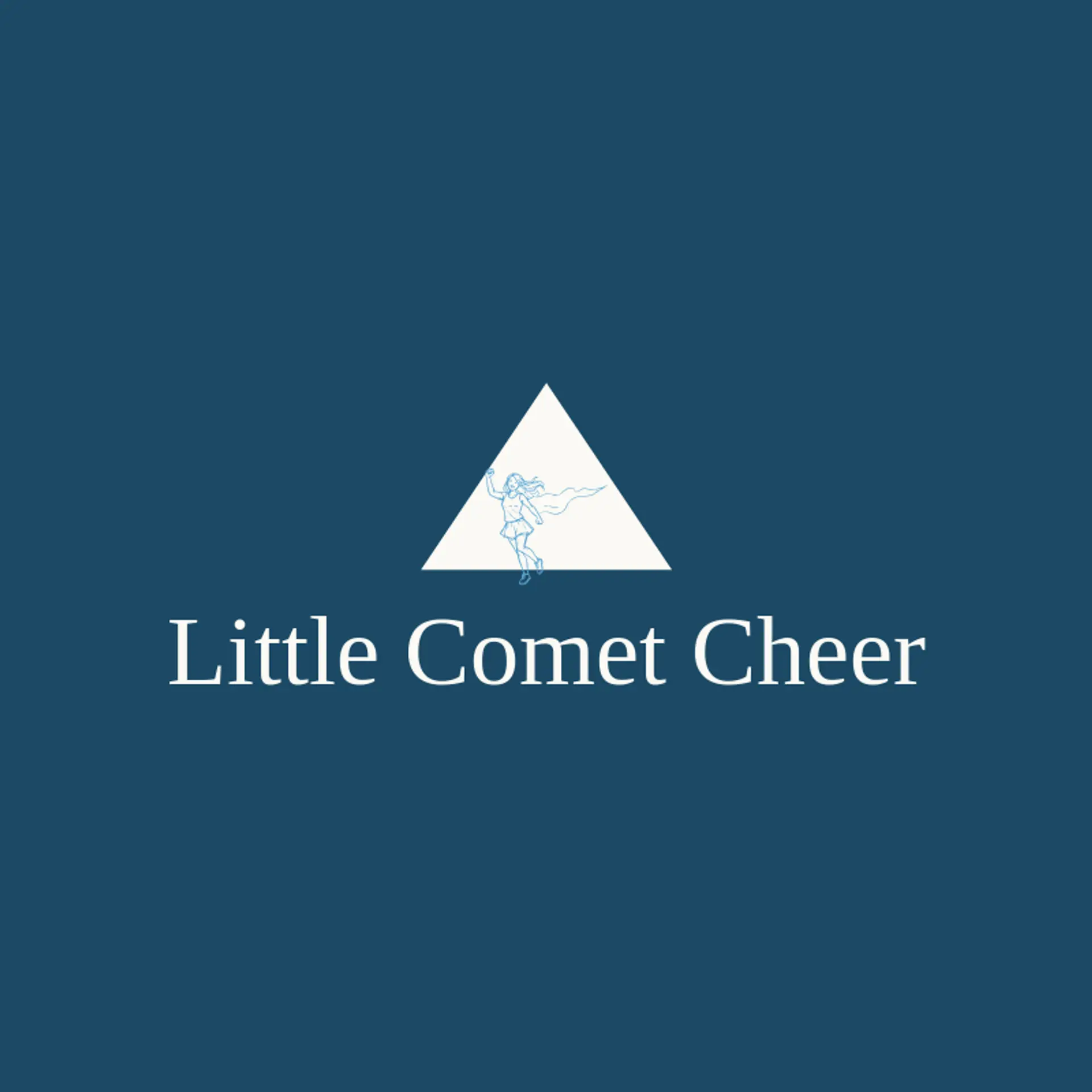 Little Comet Cheer logo for cheerleader