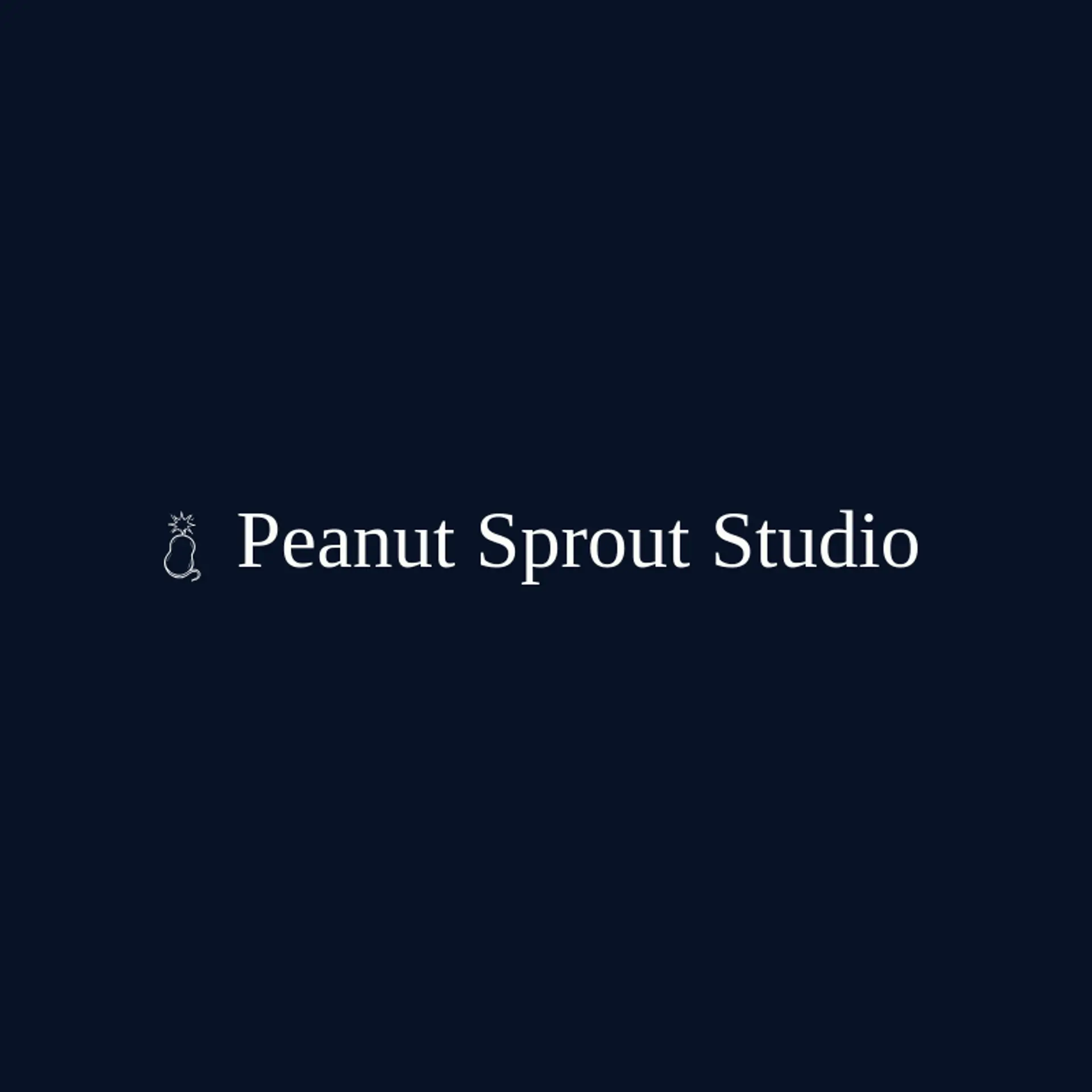 Peanut Sprout Studio logo for peanut