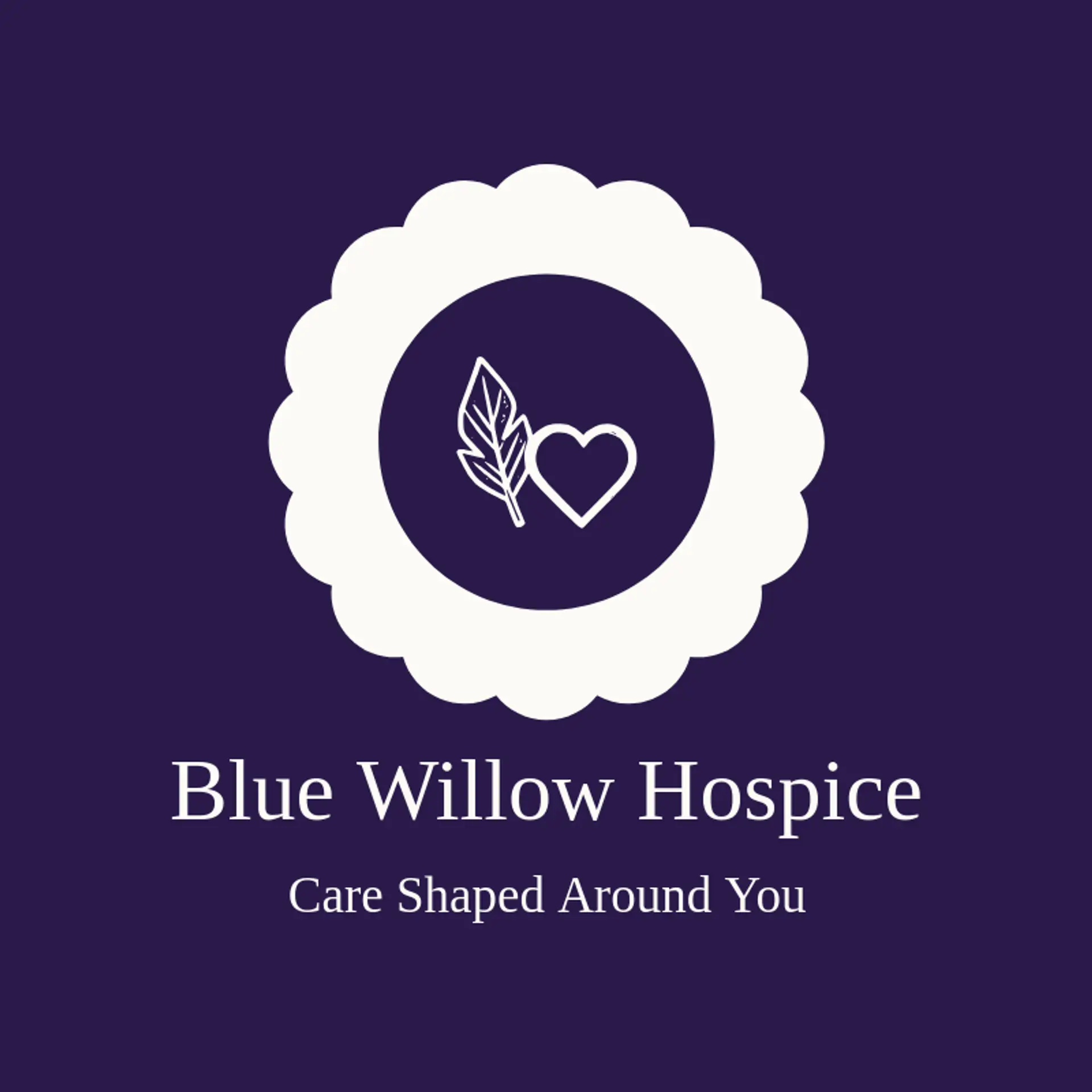 Blue Willow Hospice logo for hospice