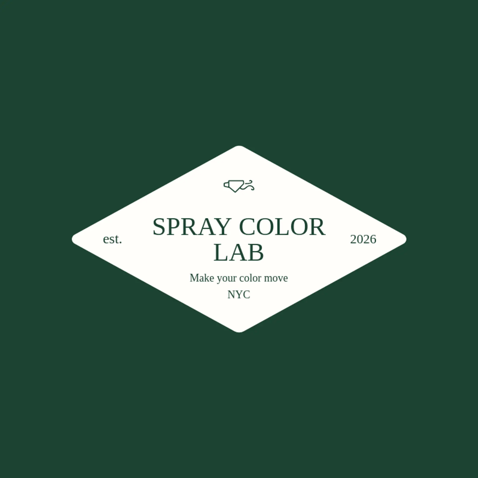 Spray Color Lab logo for paint