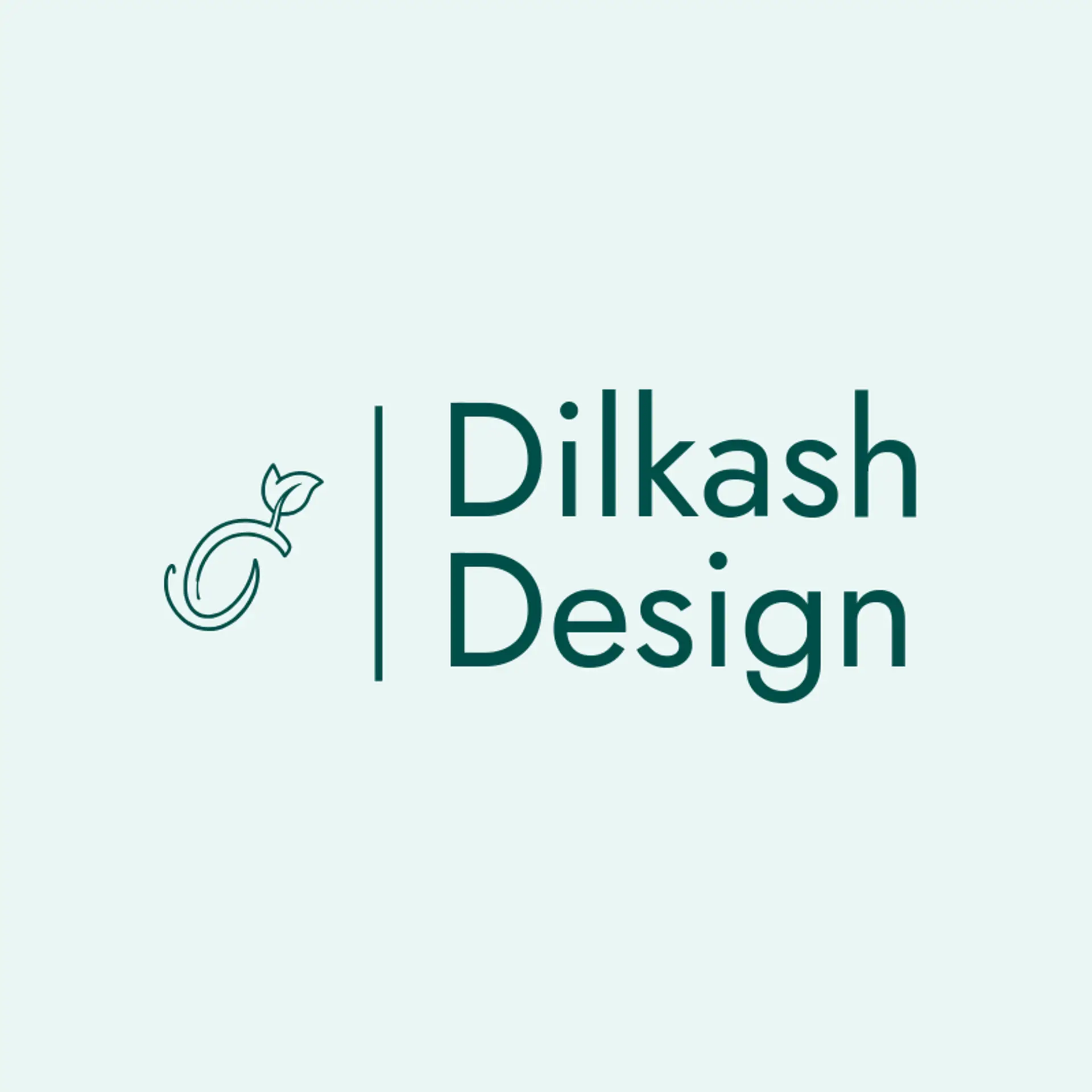 Dilkash Design logo for urdu