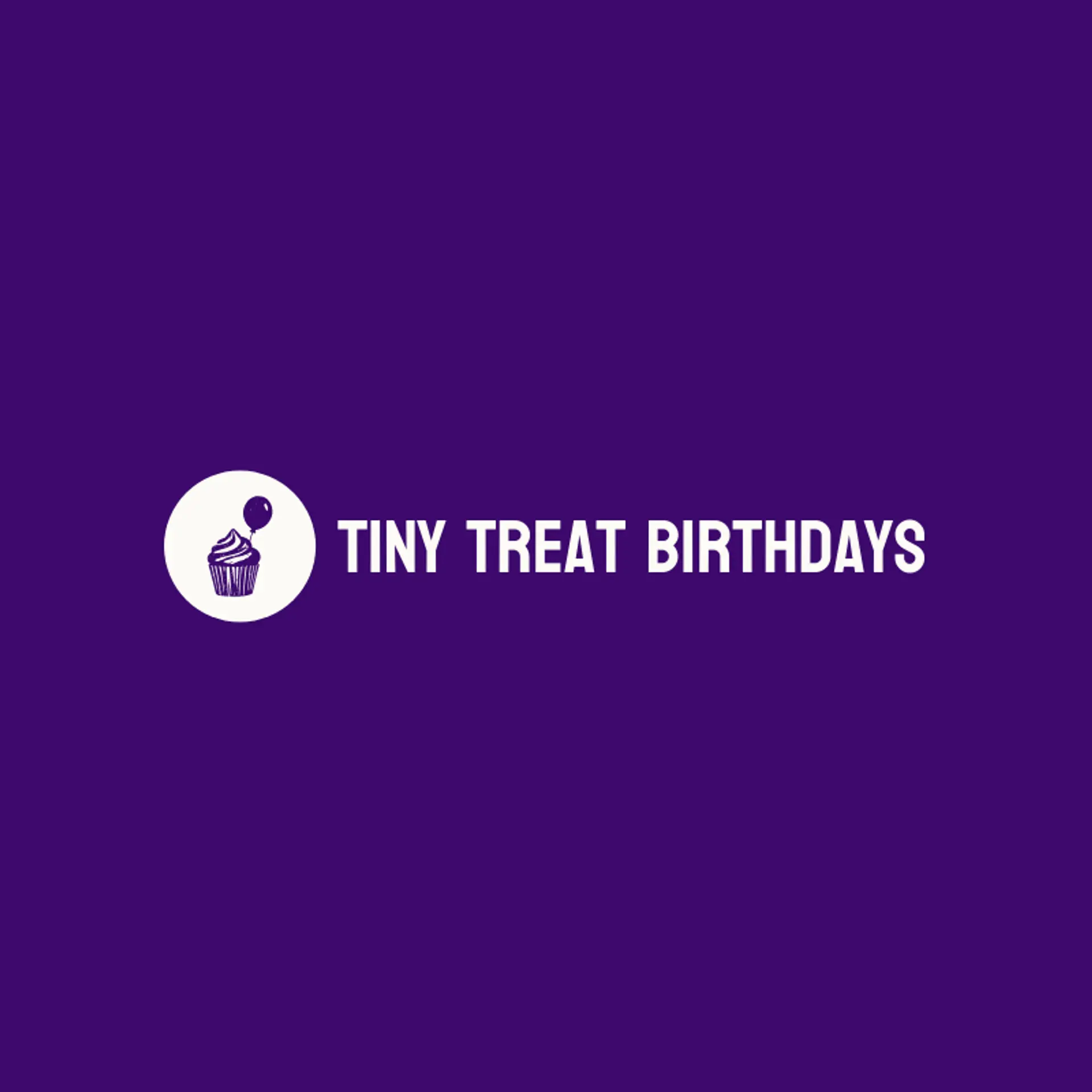 Tiny Treat Birthdays logo for birthday