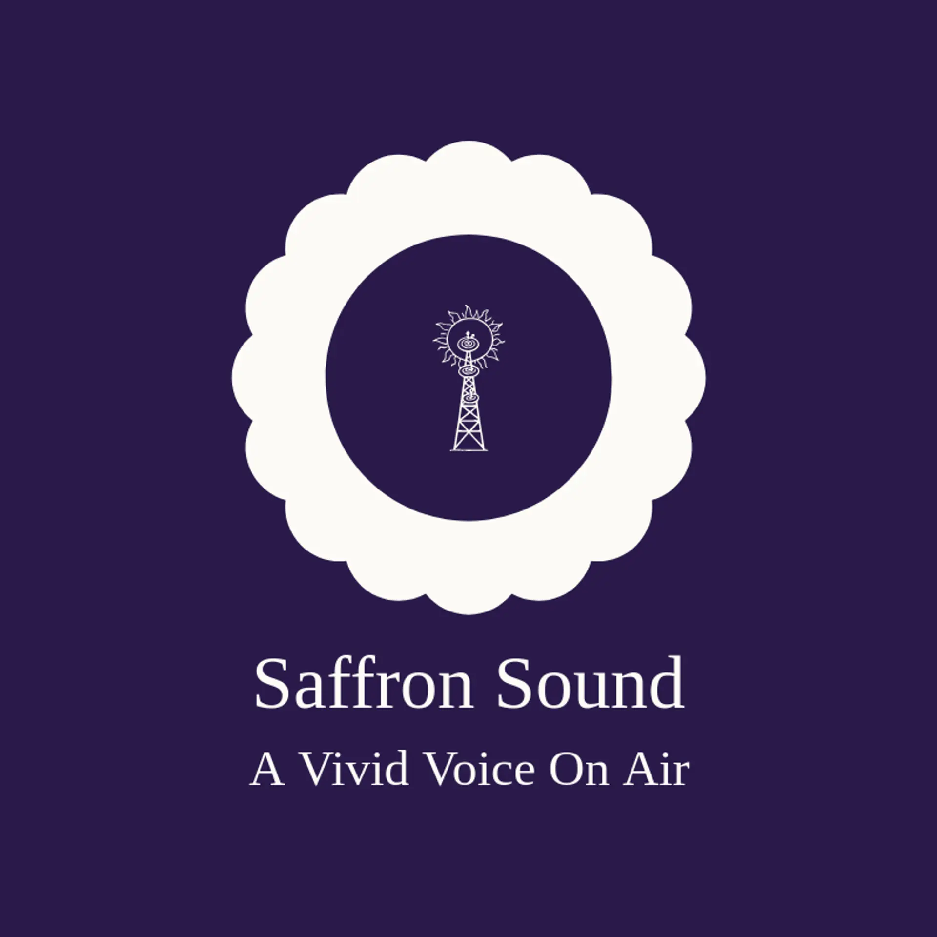 Saffron Sound logo for radio station