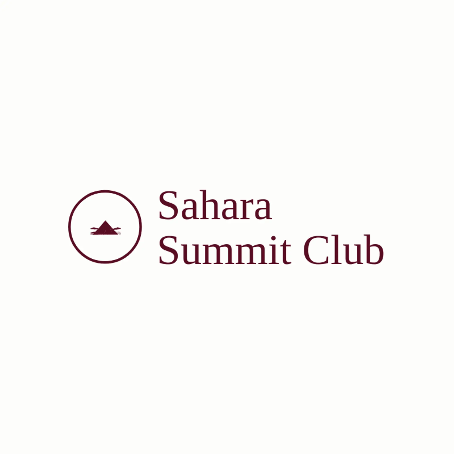 Sahara Summit Club logo for pyramid