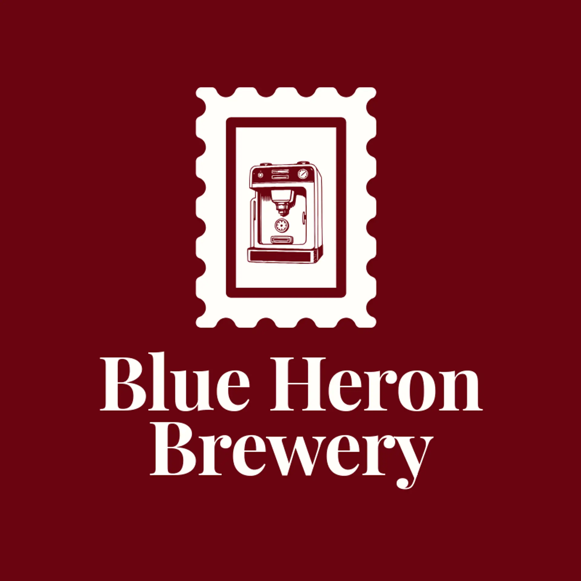 Blue Heron Brewery logo for brewer