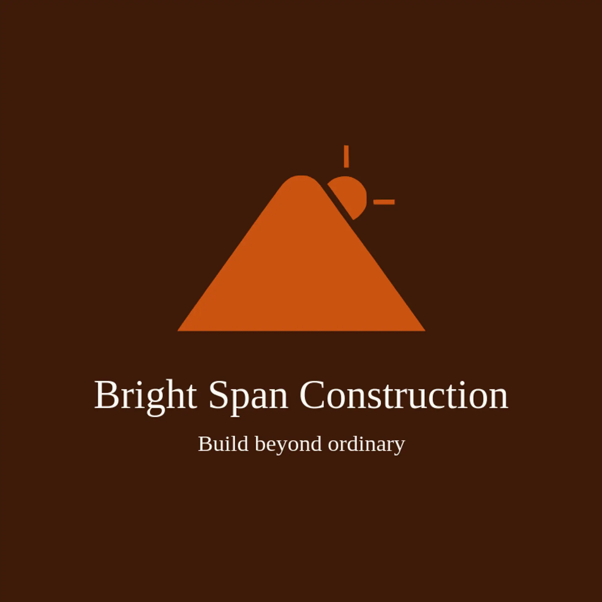 Bright Span Construction logo for contractor