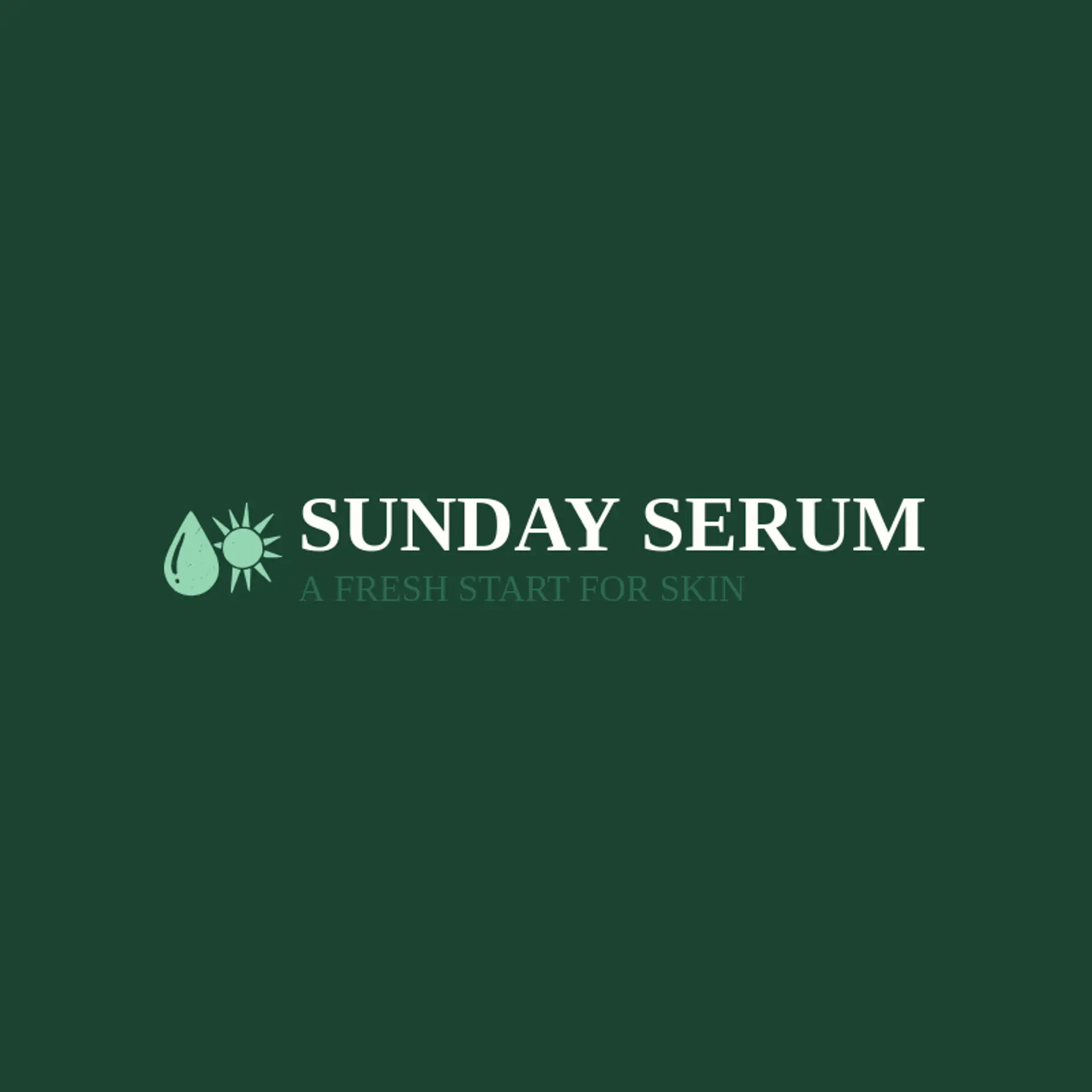Sunday Serum logo for cosmetics