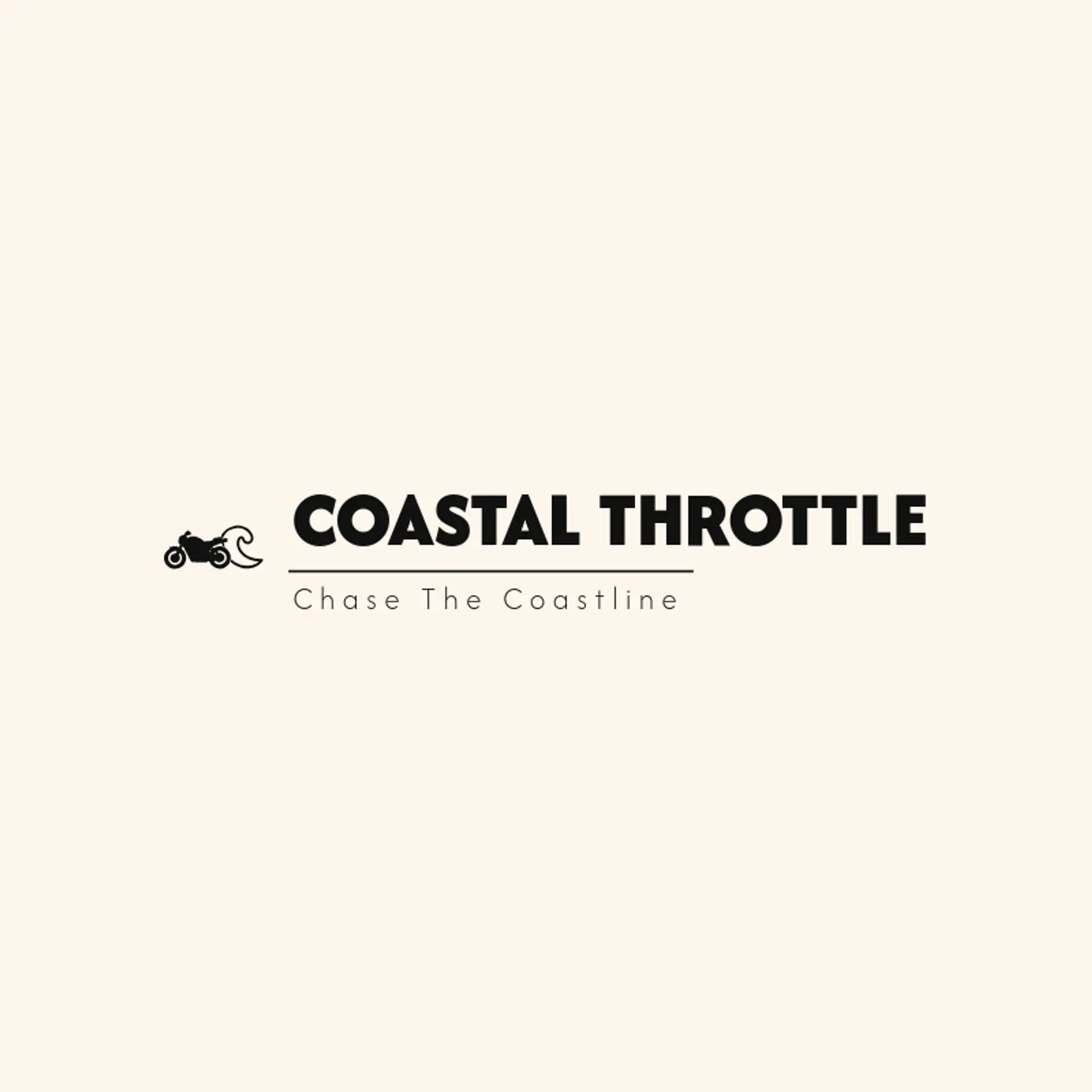 Coastal Throttle logo for motorcycle