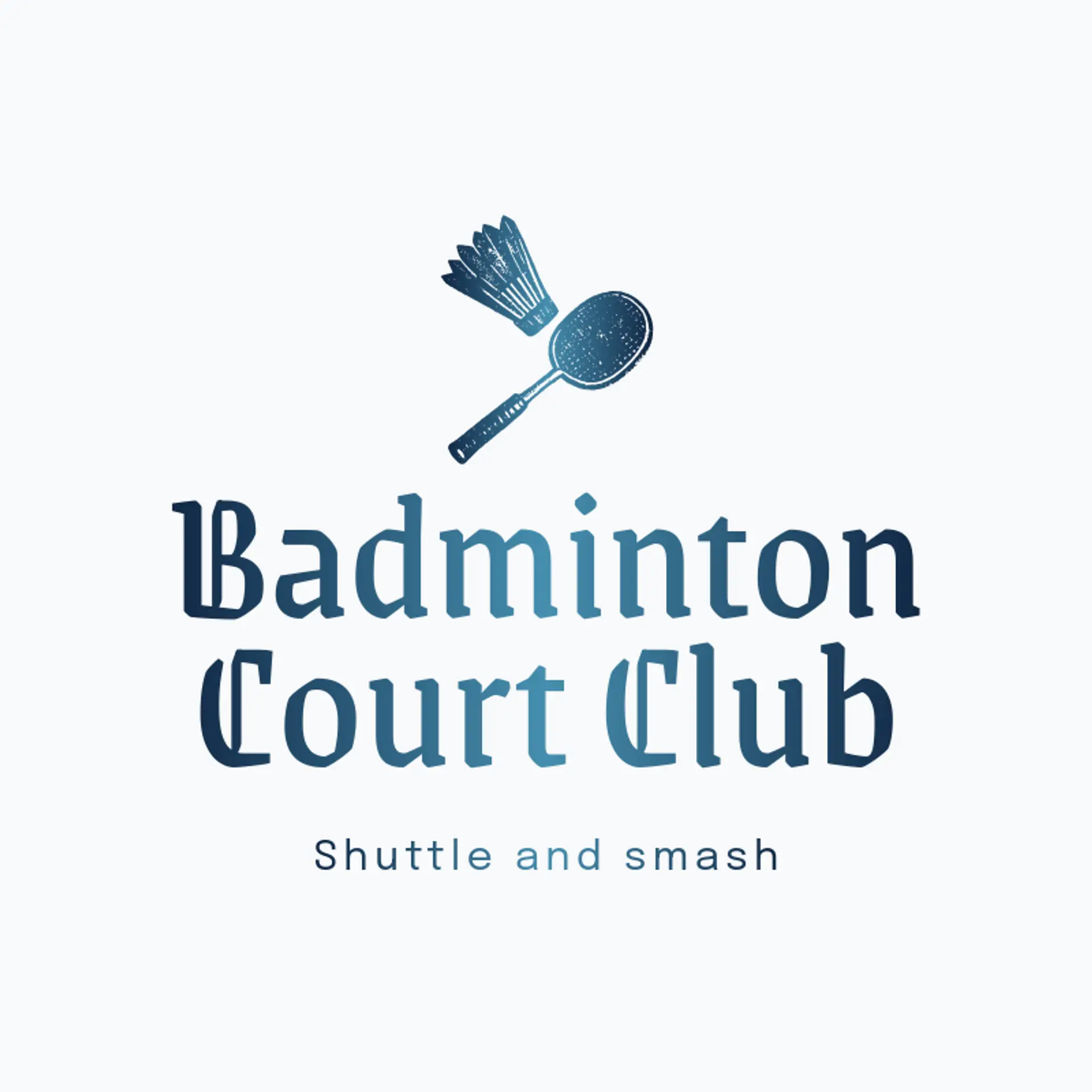 Badminton Court Club logo for court