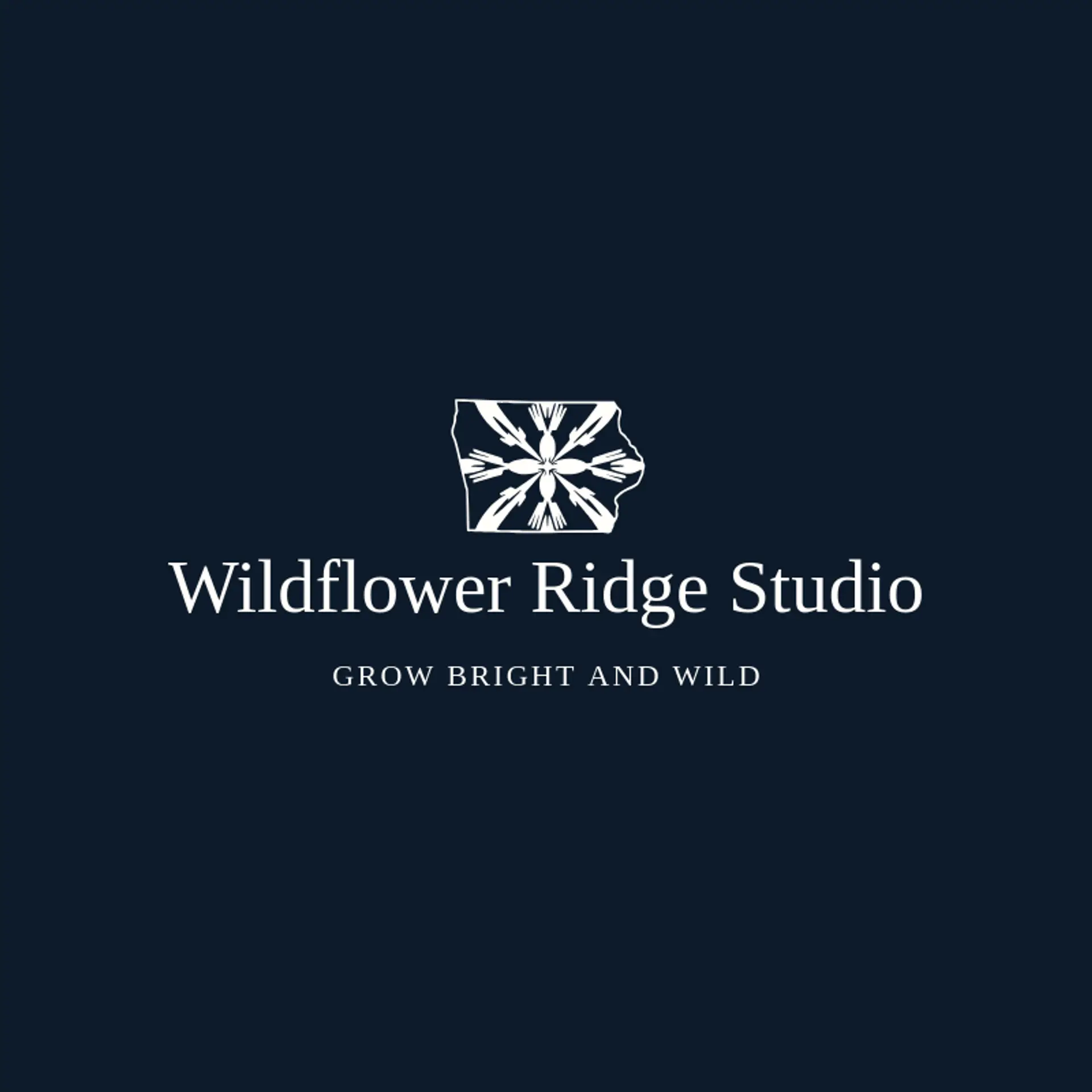 Wildflower Ridge Studio logo for iowa
