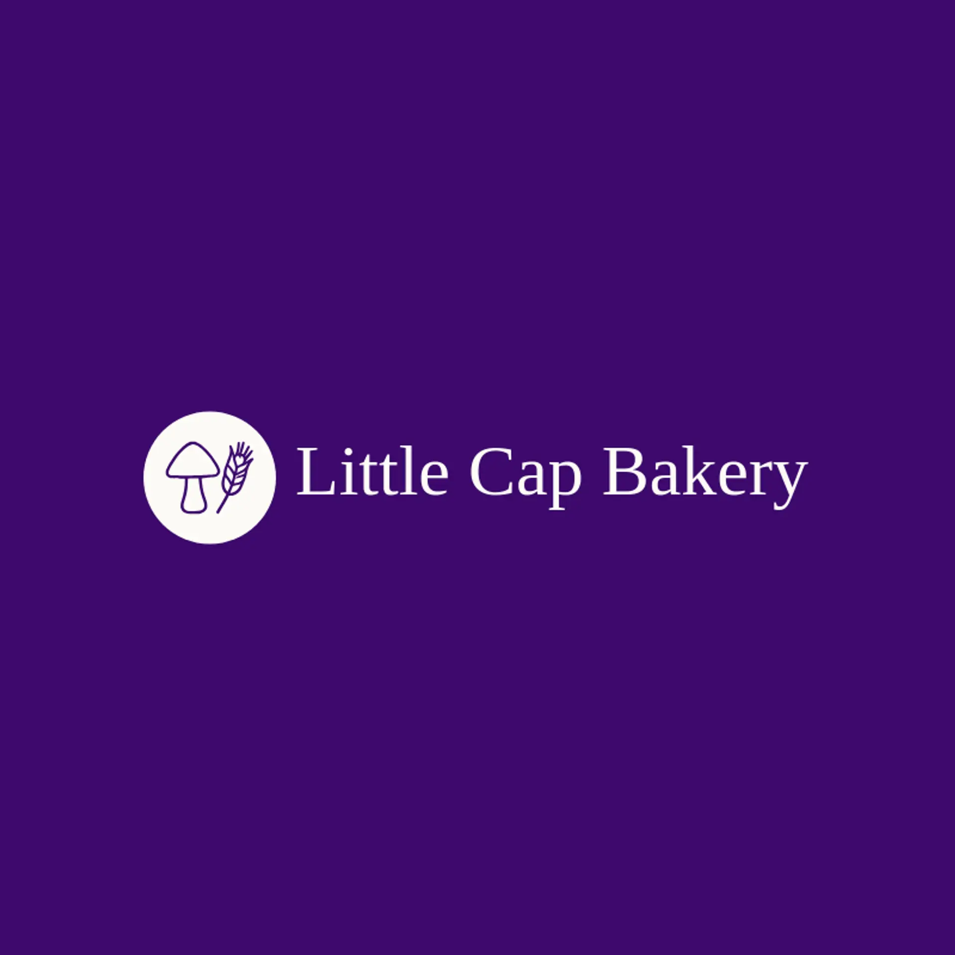 Little Cap Bakery logo for mushroom