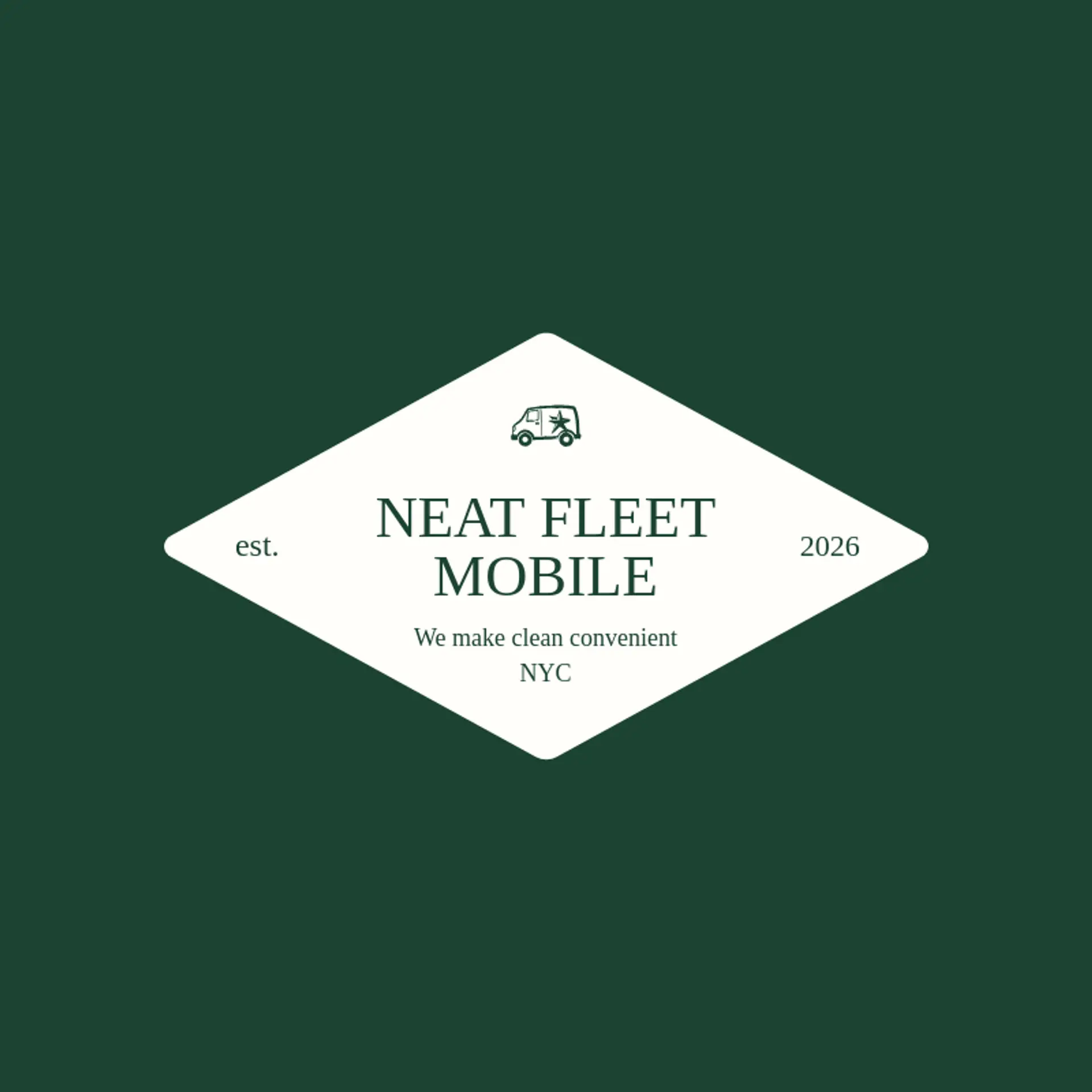 Neat Fleet Mobile logo for mobile detailing