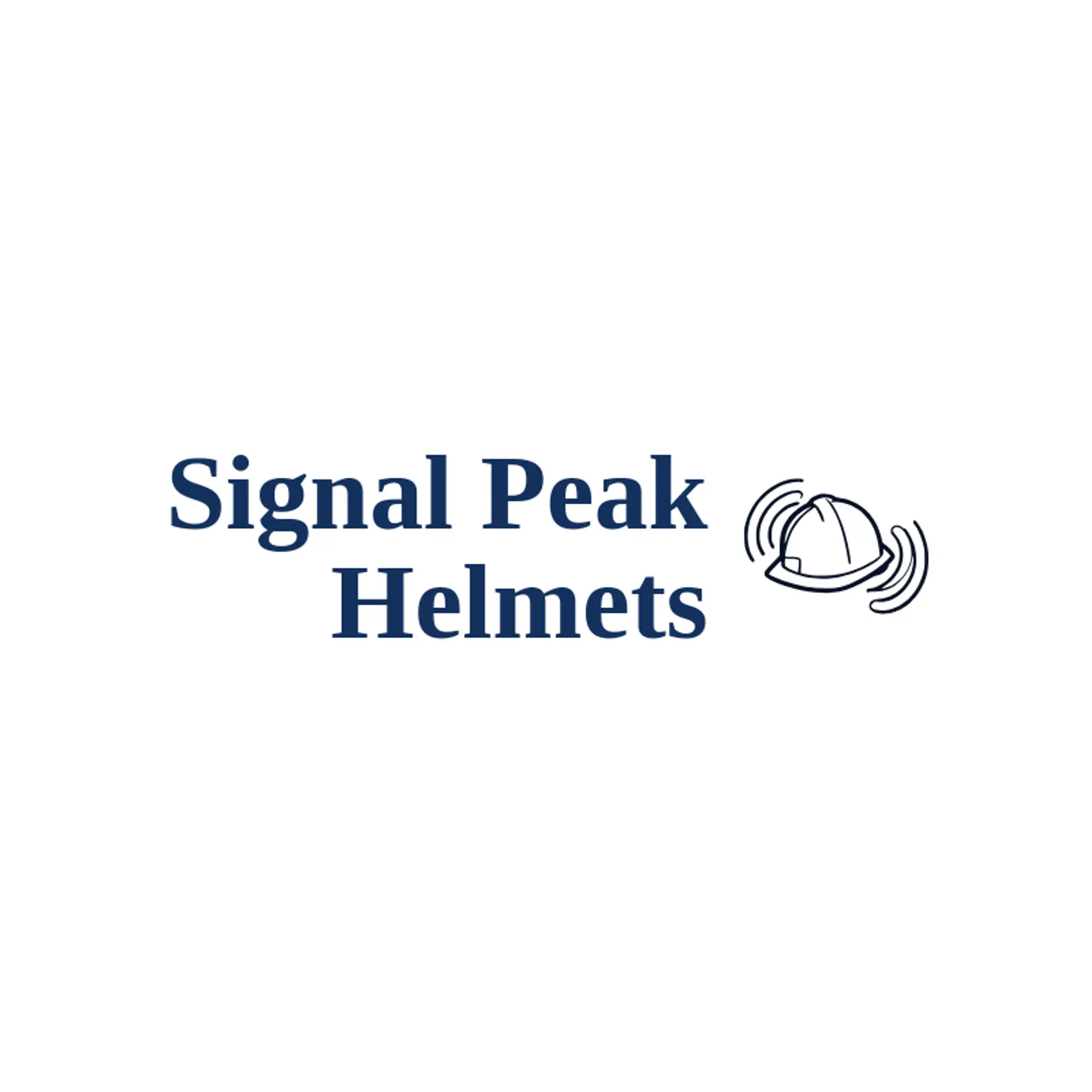 Signal Peak Helmets logo for helmet