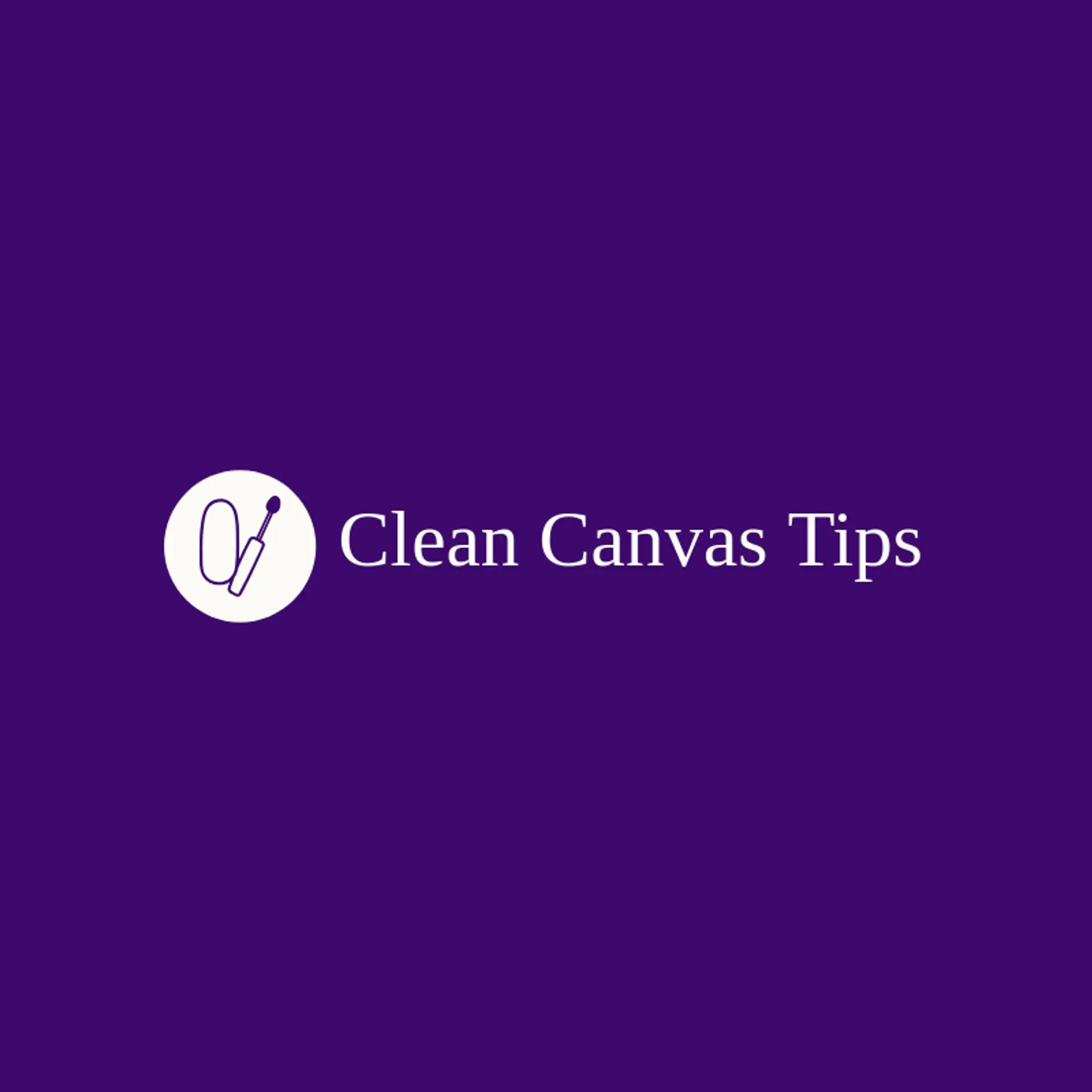 Clean Canvas Tips logo for nails
