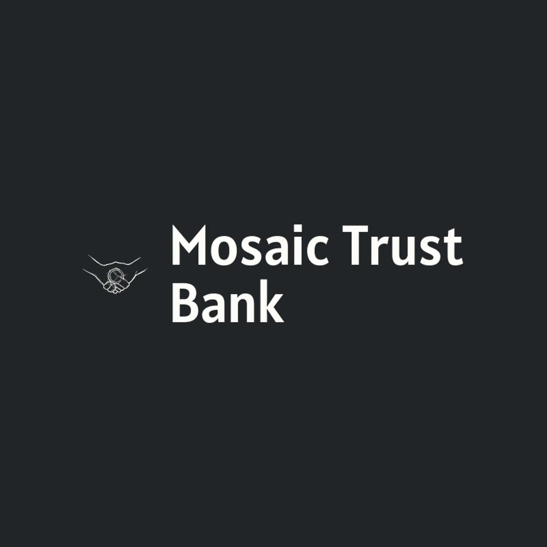 Mosaic Trust Bank logo for bank