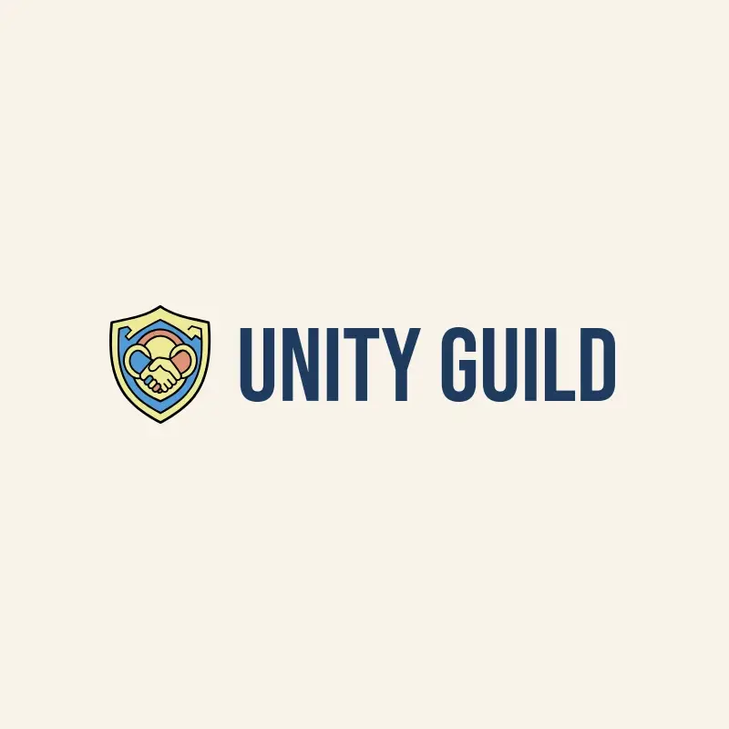 The group name Unity Guild as a branded logo with a color icon