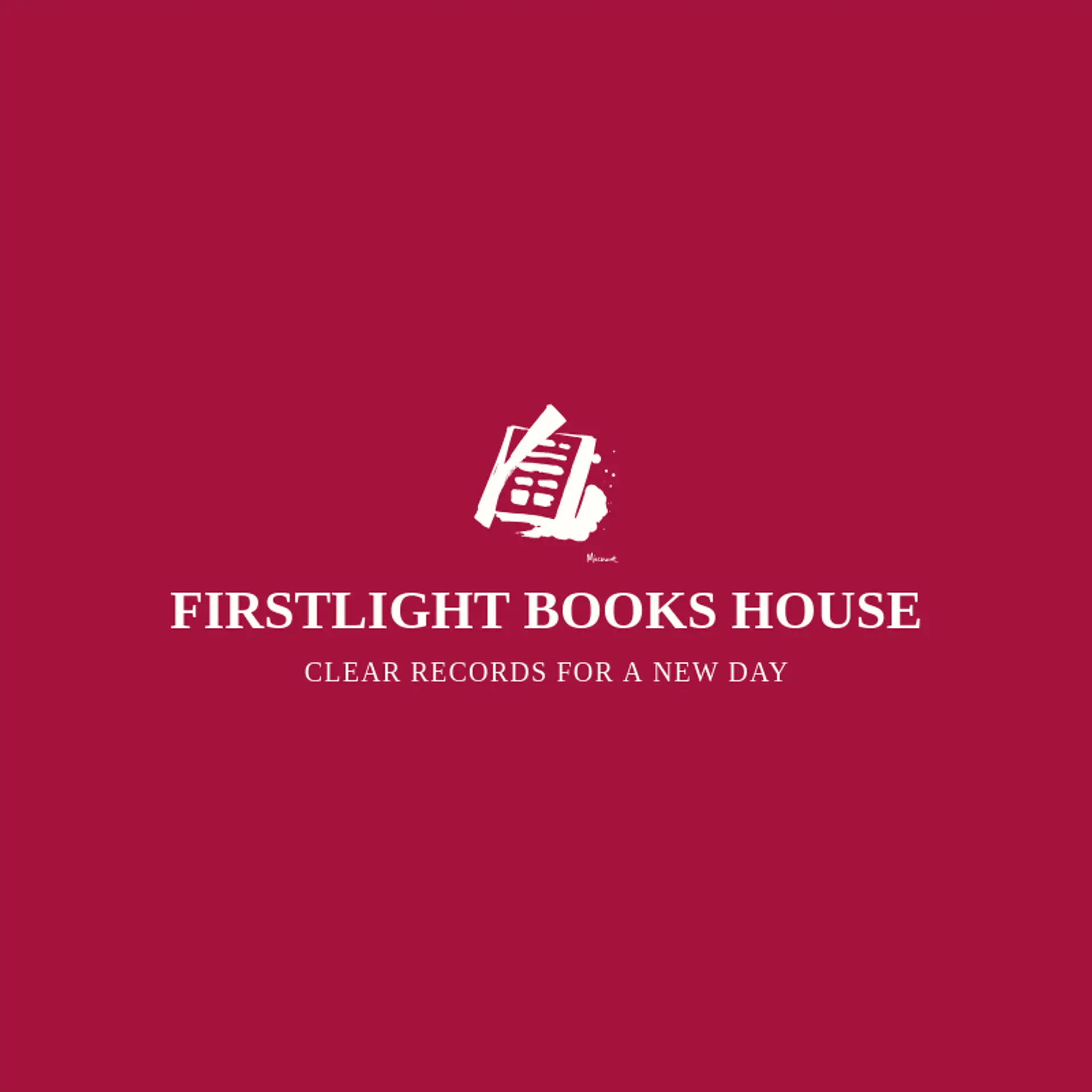 Firstlight Books House logo for ledger