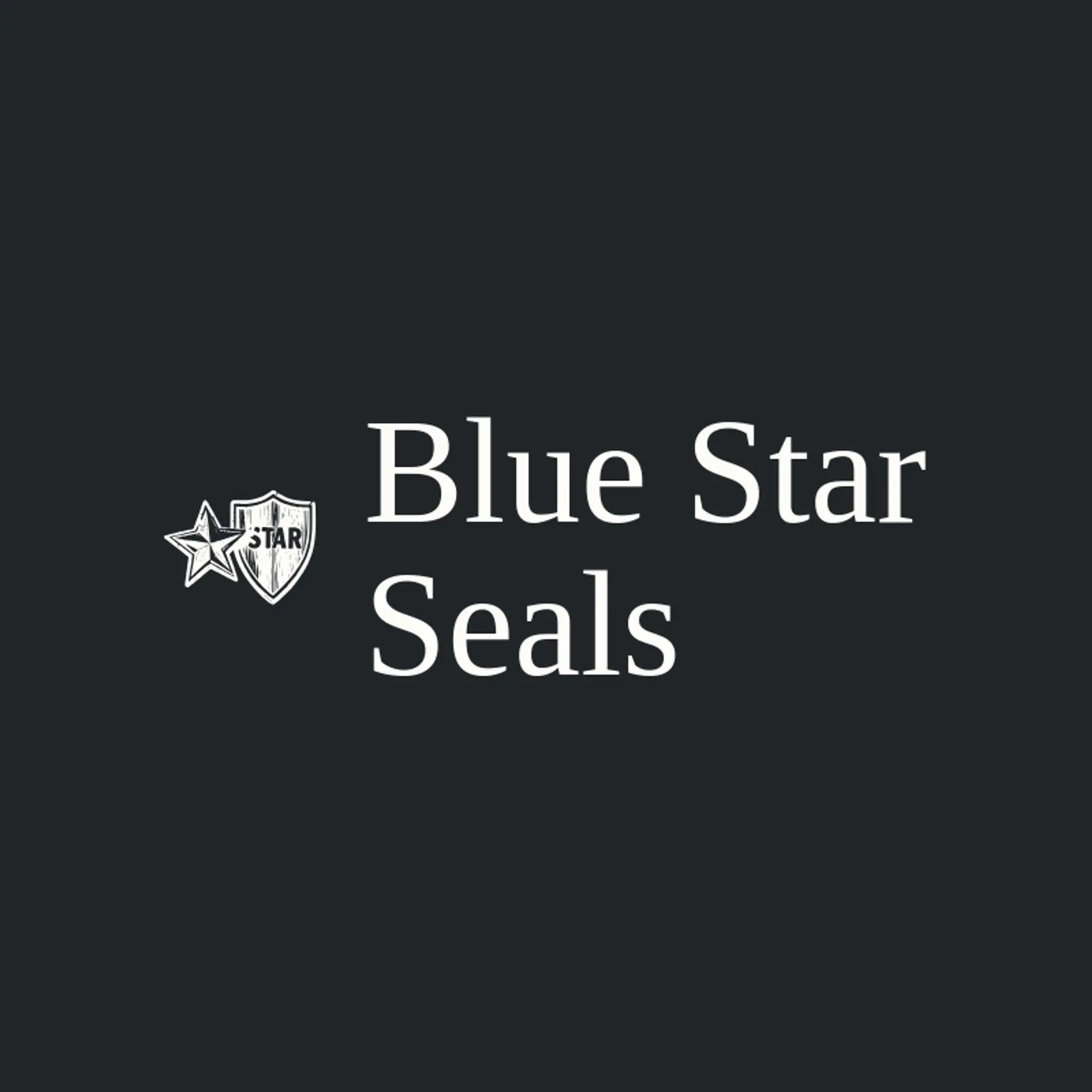 Blue Star Seals logo for seal