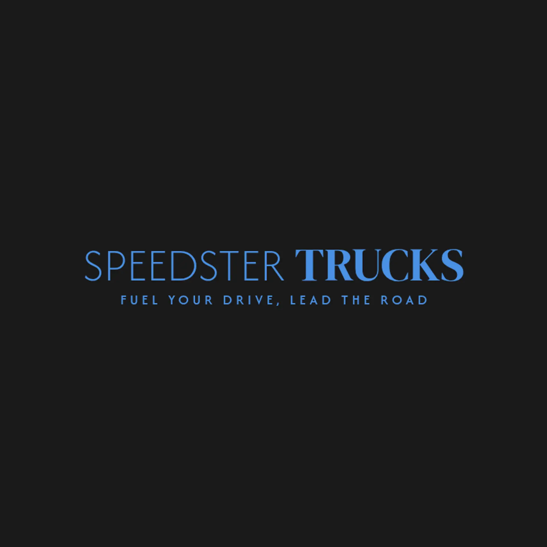 Speedster Trucks logo for automotive truck