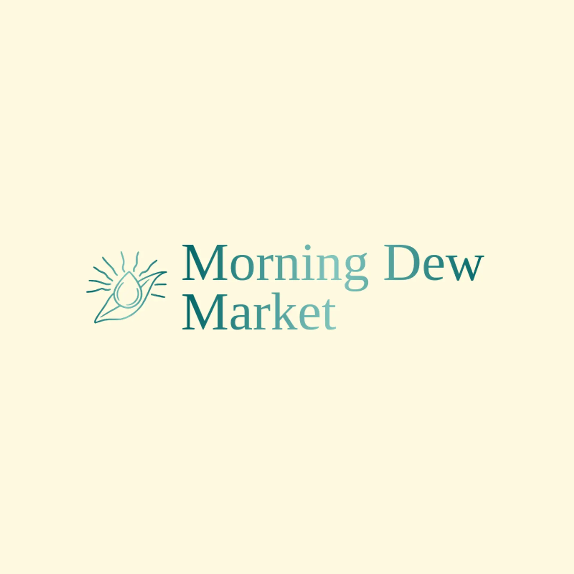 Morning Dew Market logo for sustainability