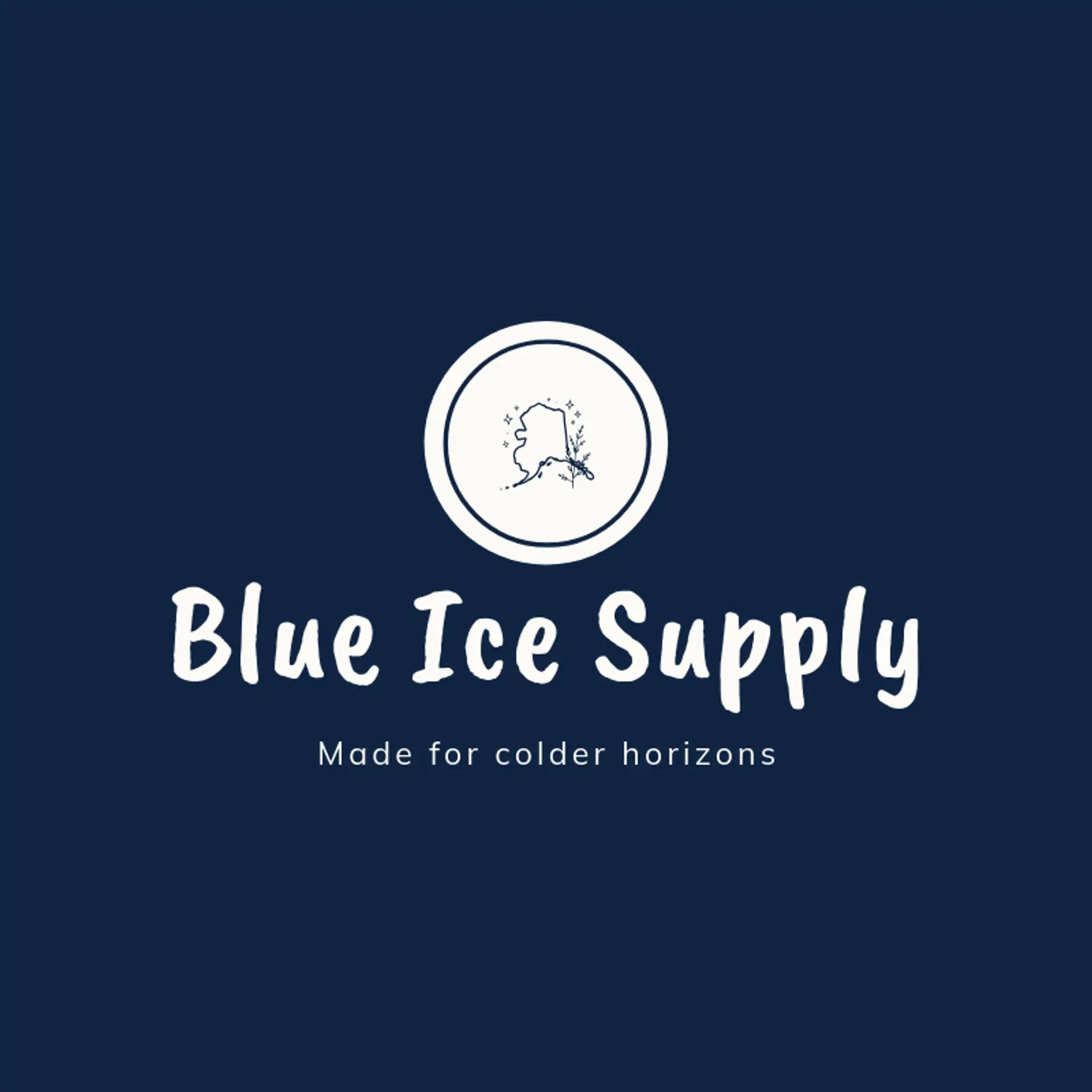 Blue Ice Supply logo for alaska