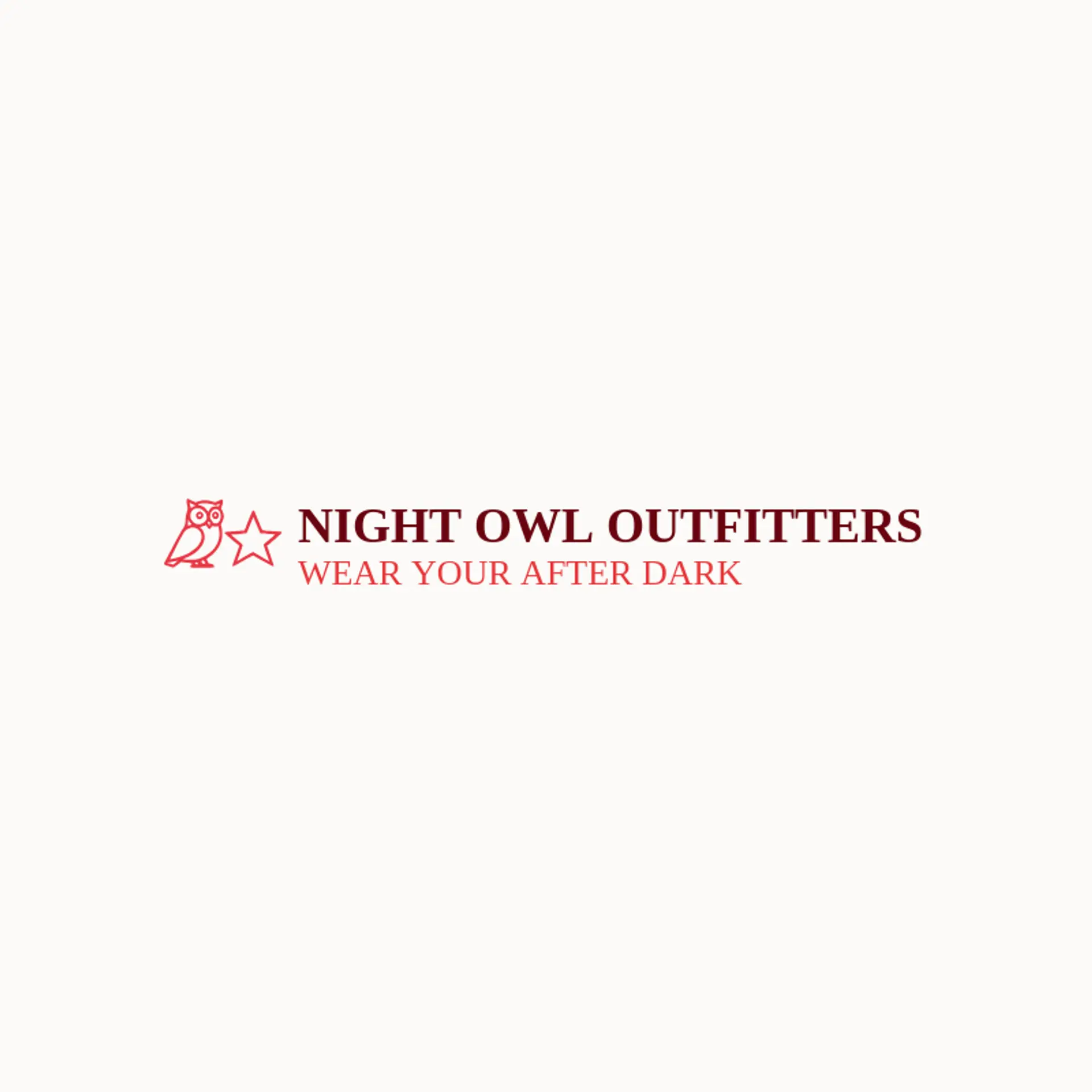Night Owl Outfitters logo for spooky