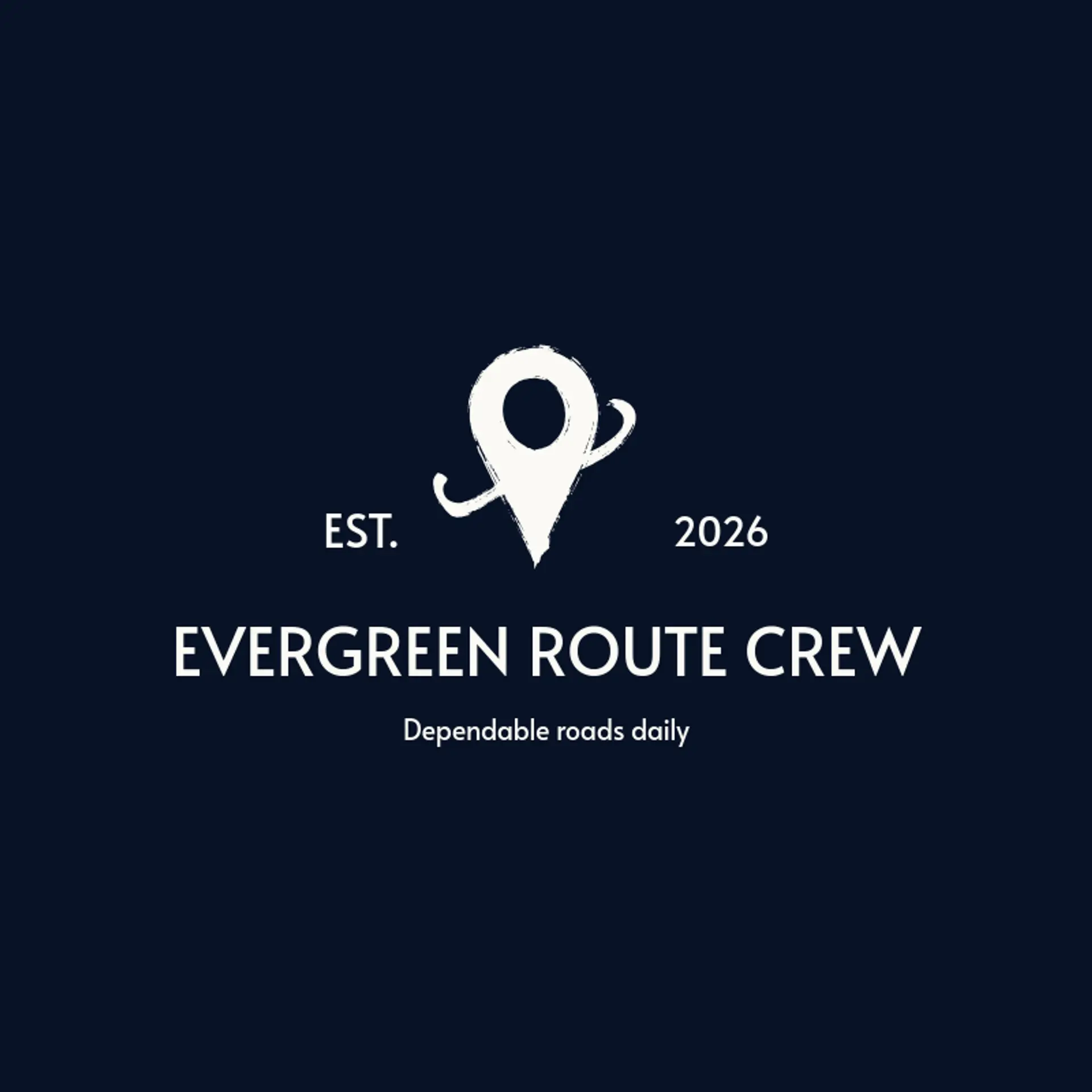 Evergreen Route Crew logo for driver