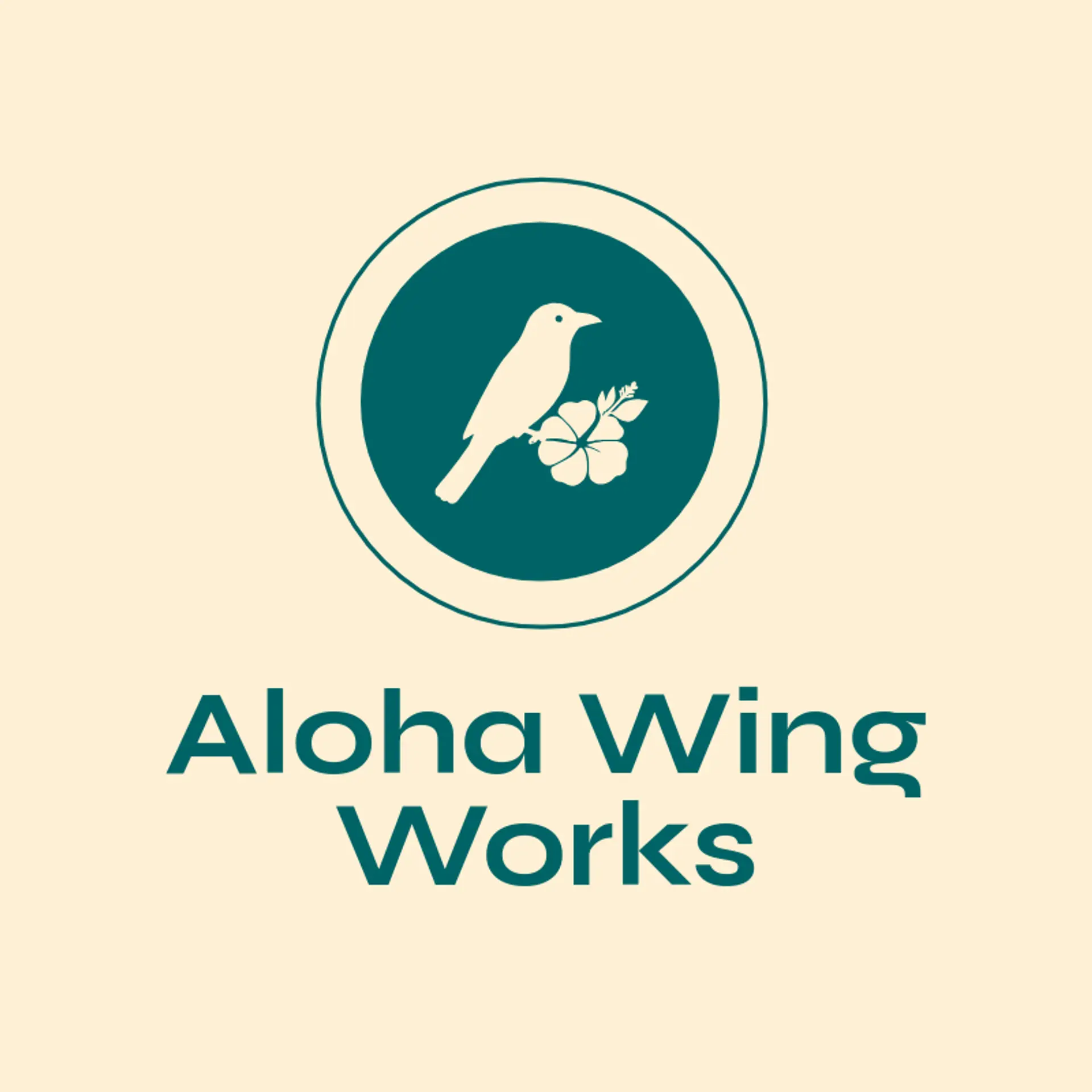 Aloha Wing Works logo for hawaii