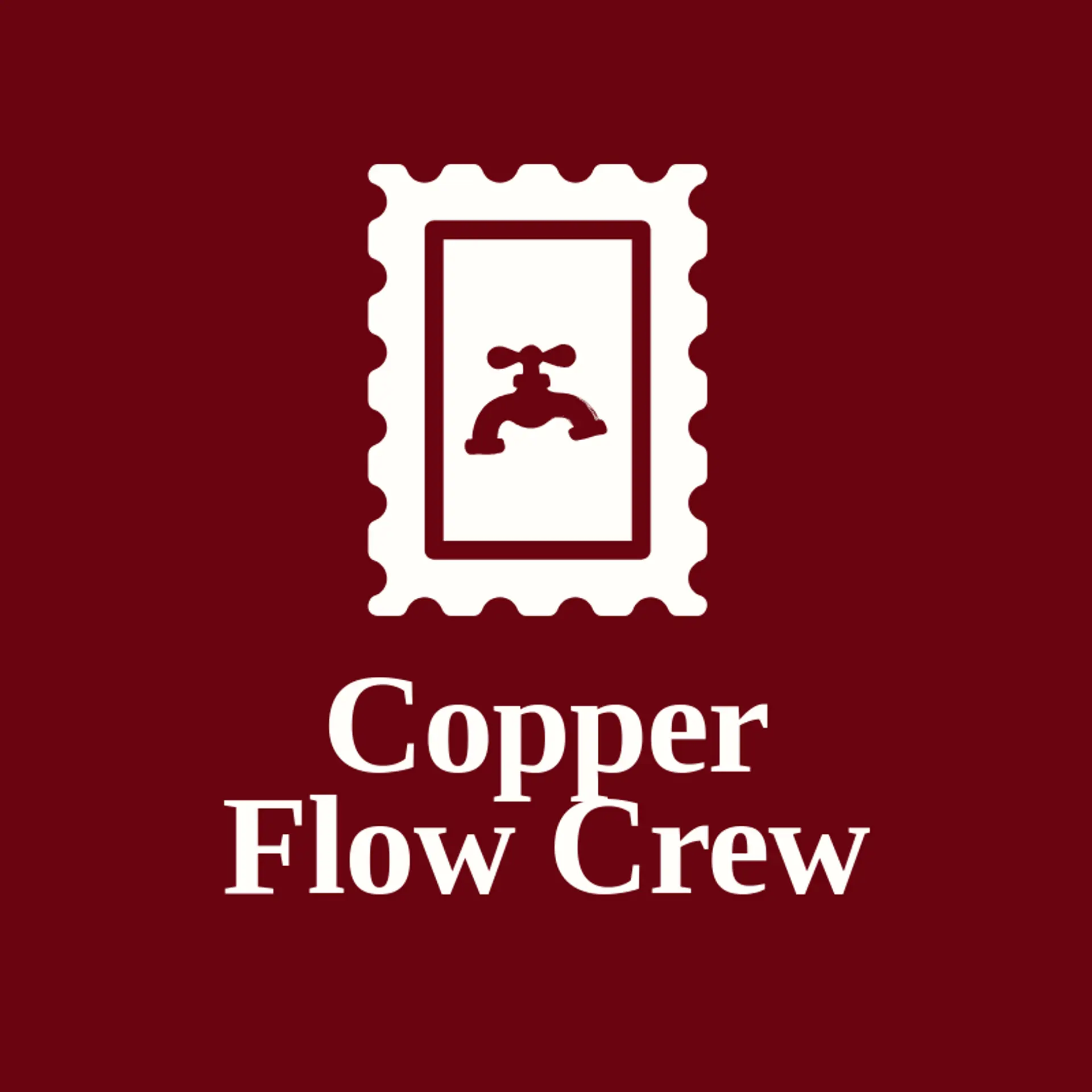 Copper Flow Crew logo for drip