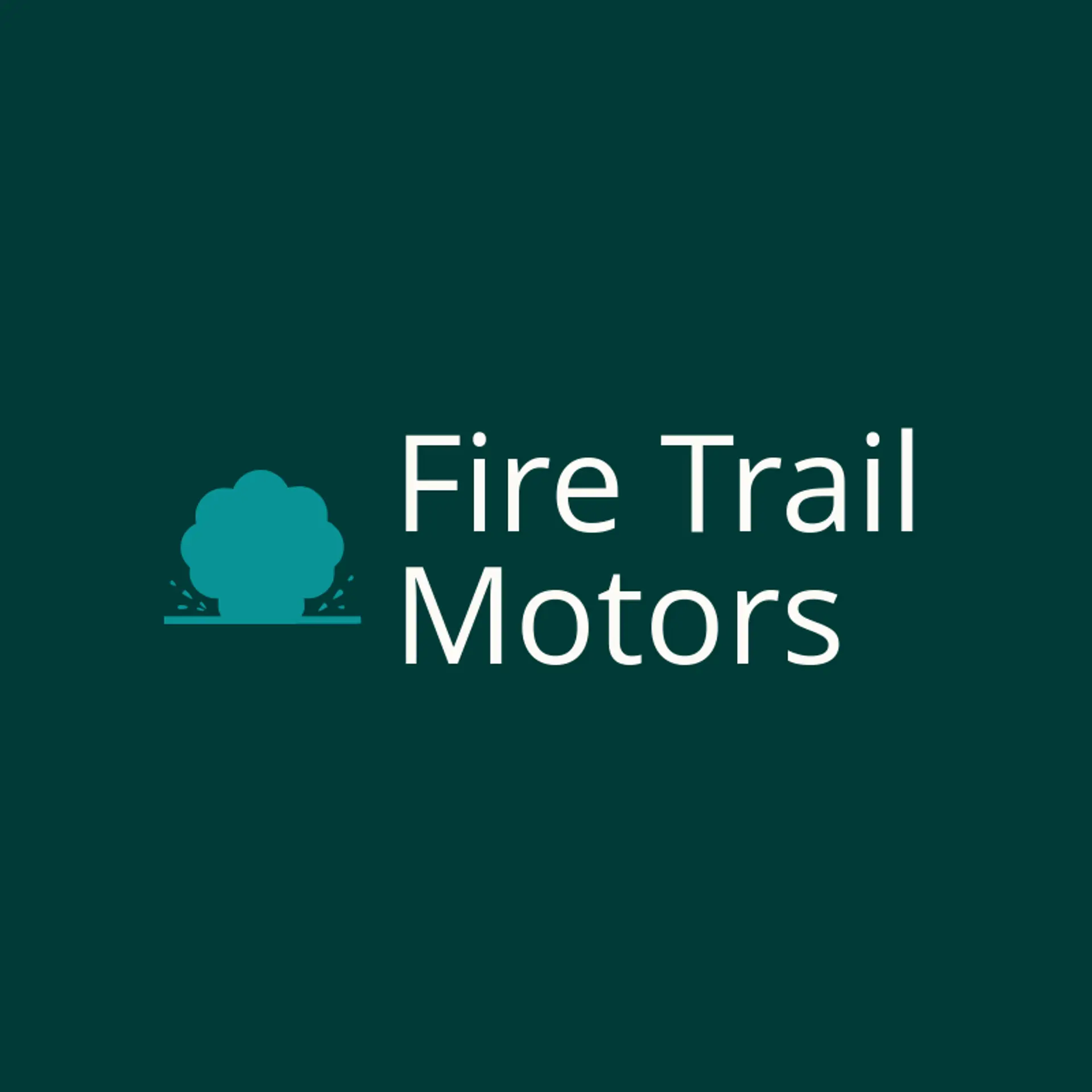 Fire Trail Motors logo for explosion