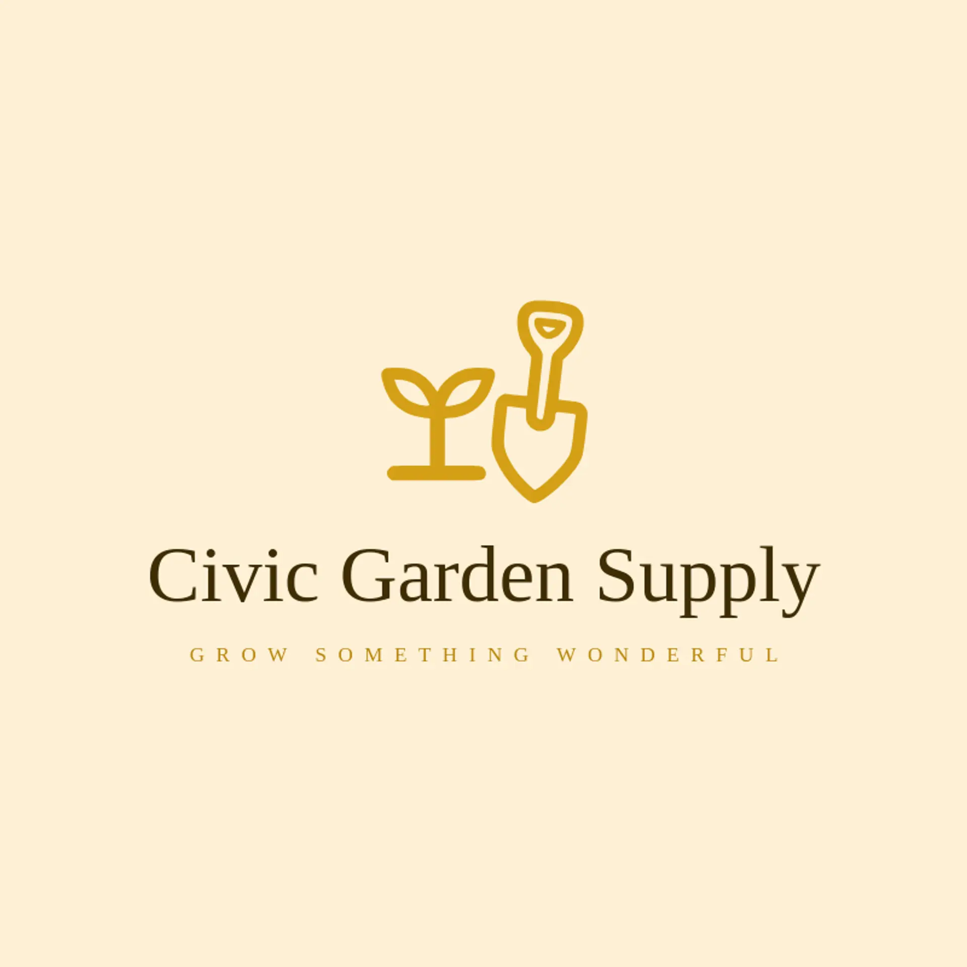 Civic Garden Supply logo for rome