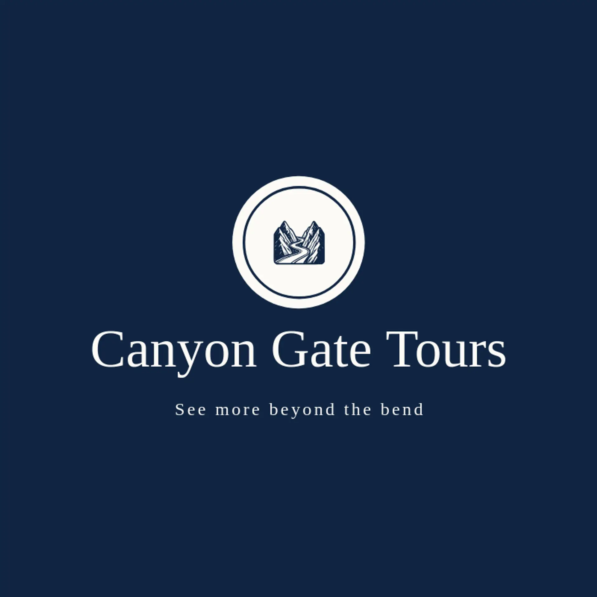 Canyon Gate Tours logo for highway