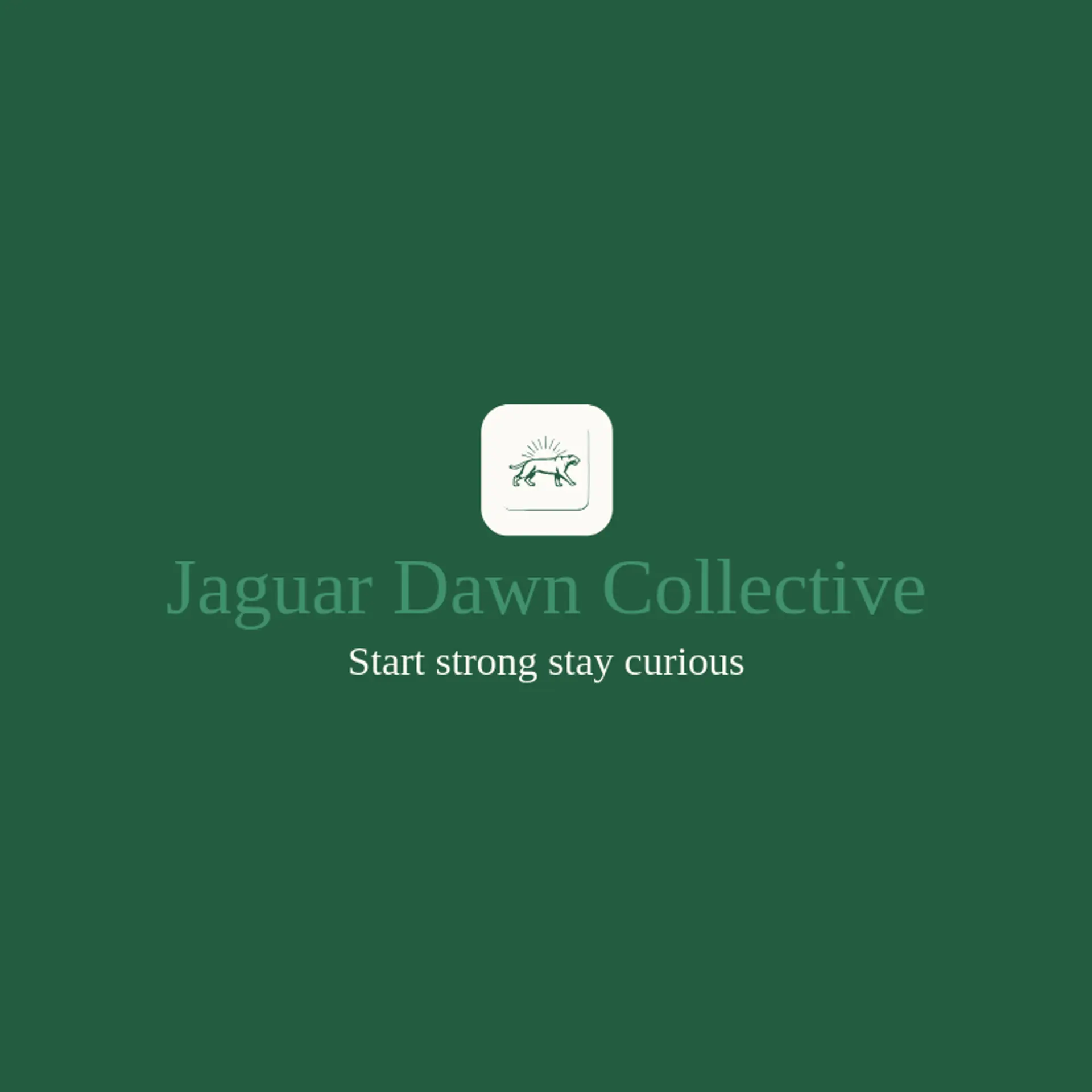 Jaguar Dawn Collective logo for jaguar