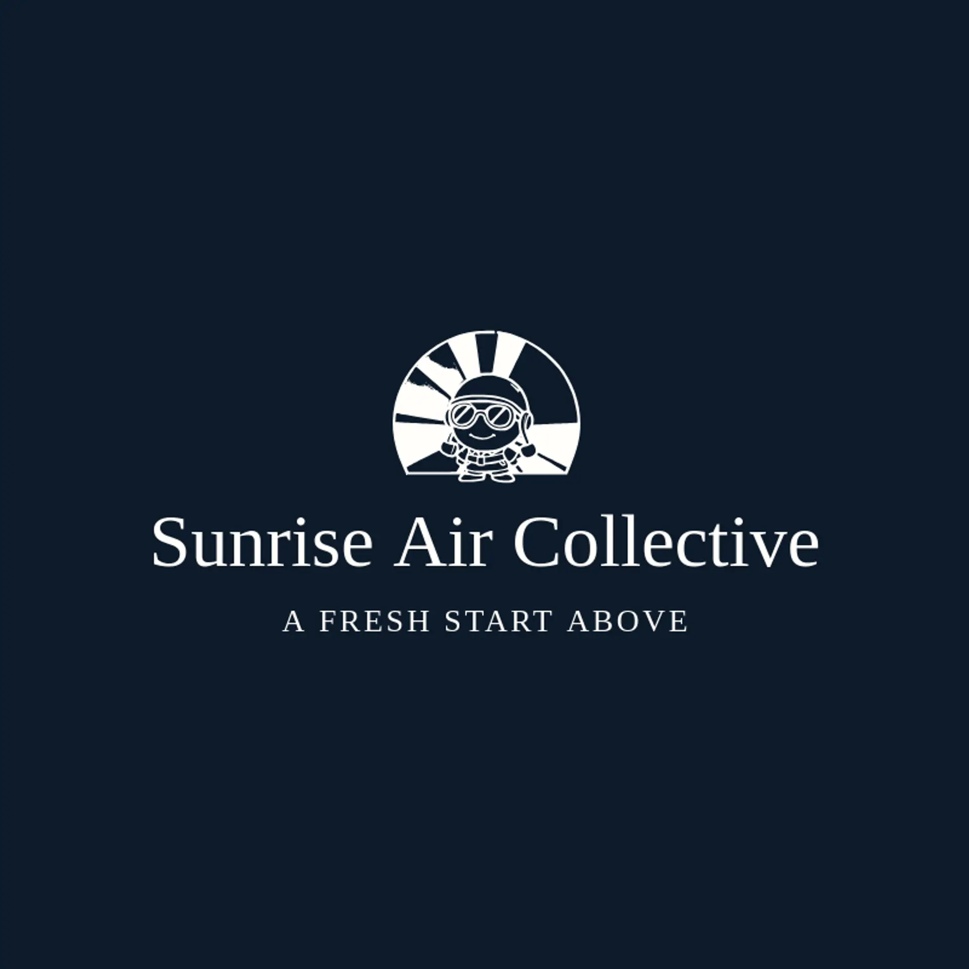 Sunrise Air Collective logo for aviator