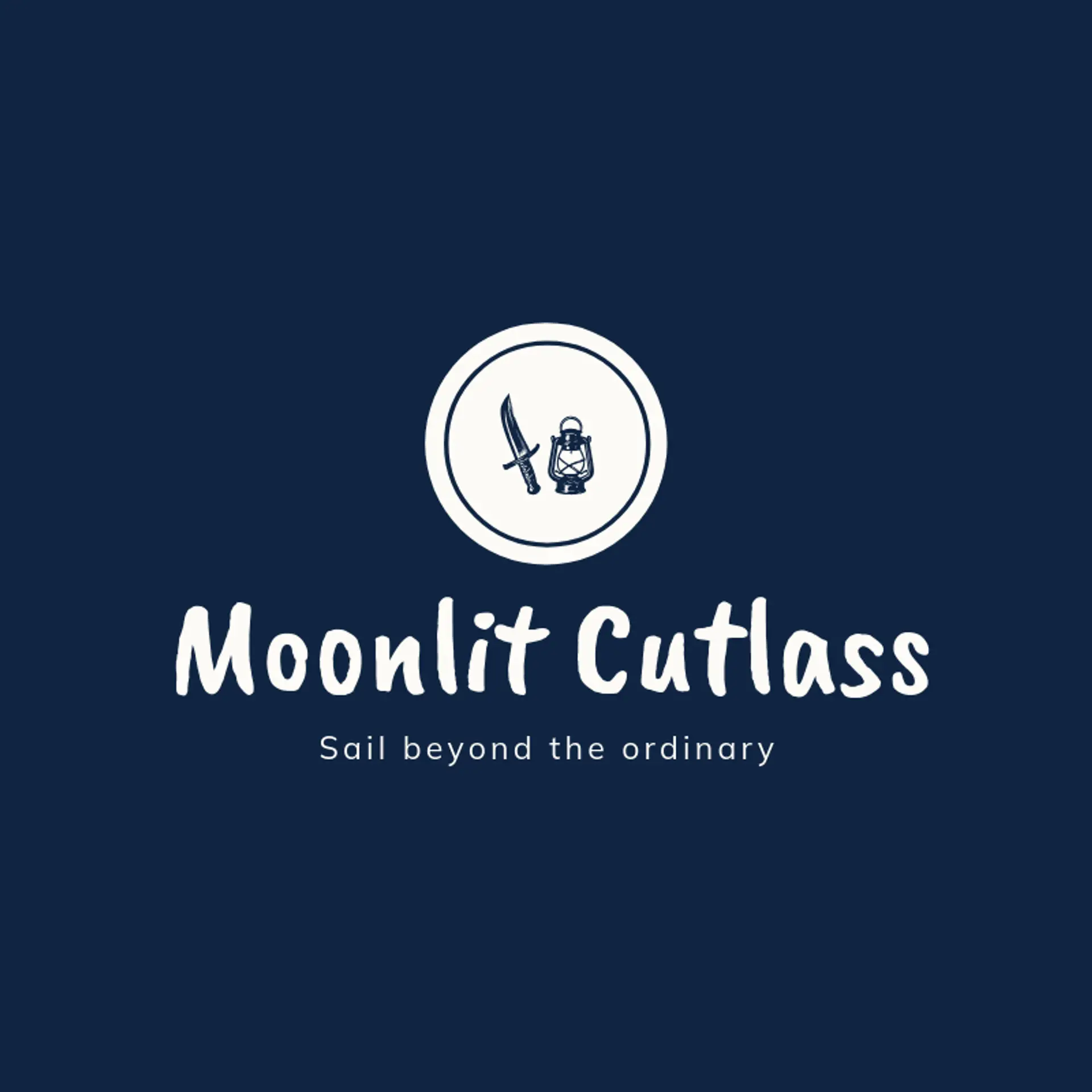 Moonlit Cutlass logo for pirate